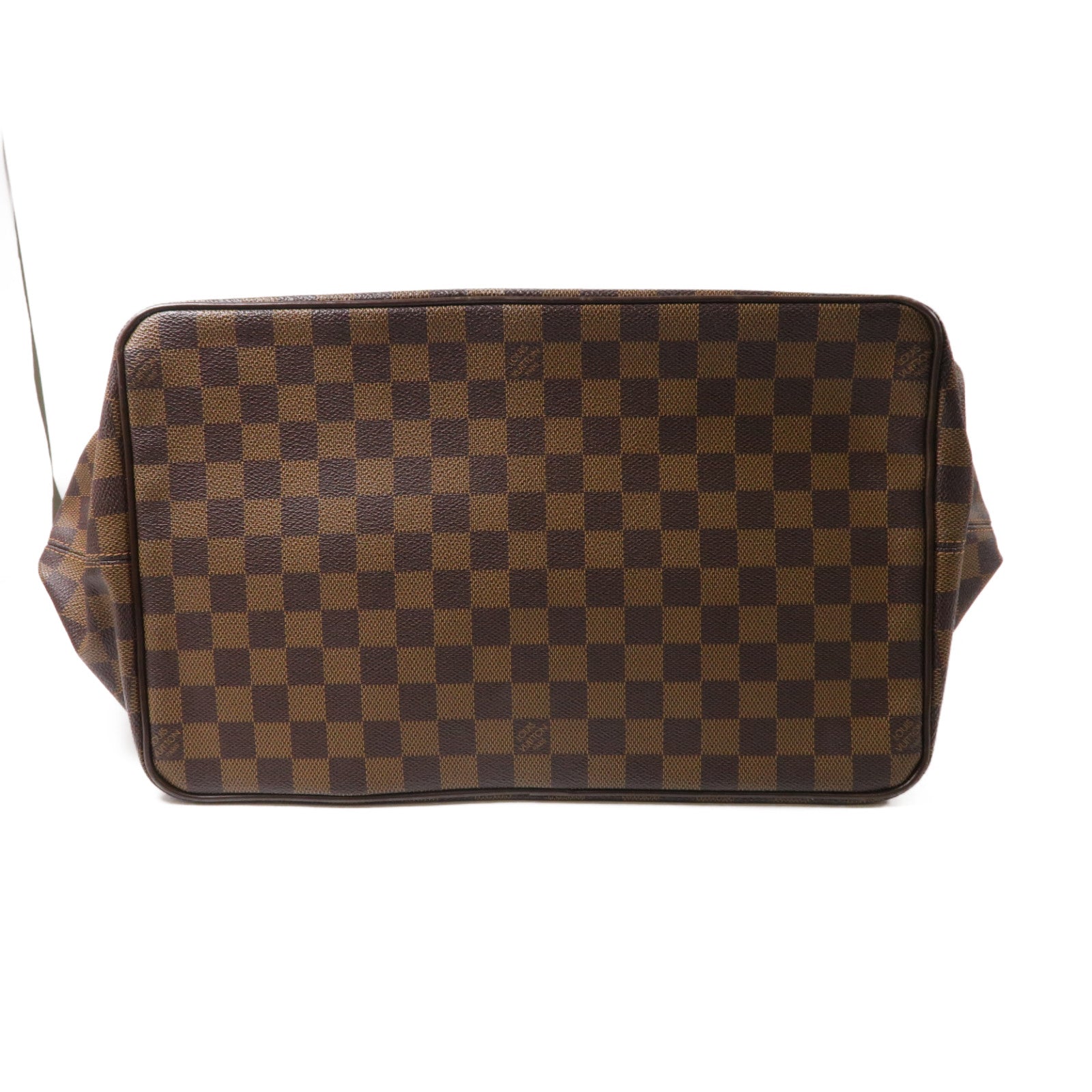 LOUIS VUITTON Damier Saleya GM金扣手挽袋啡色