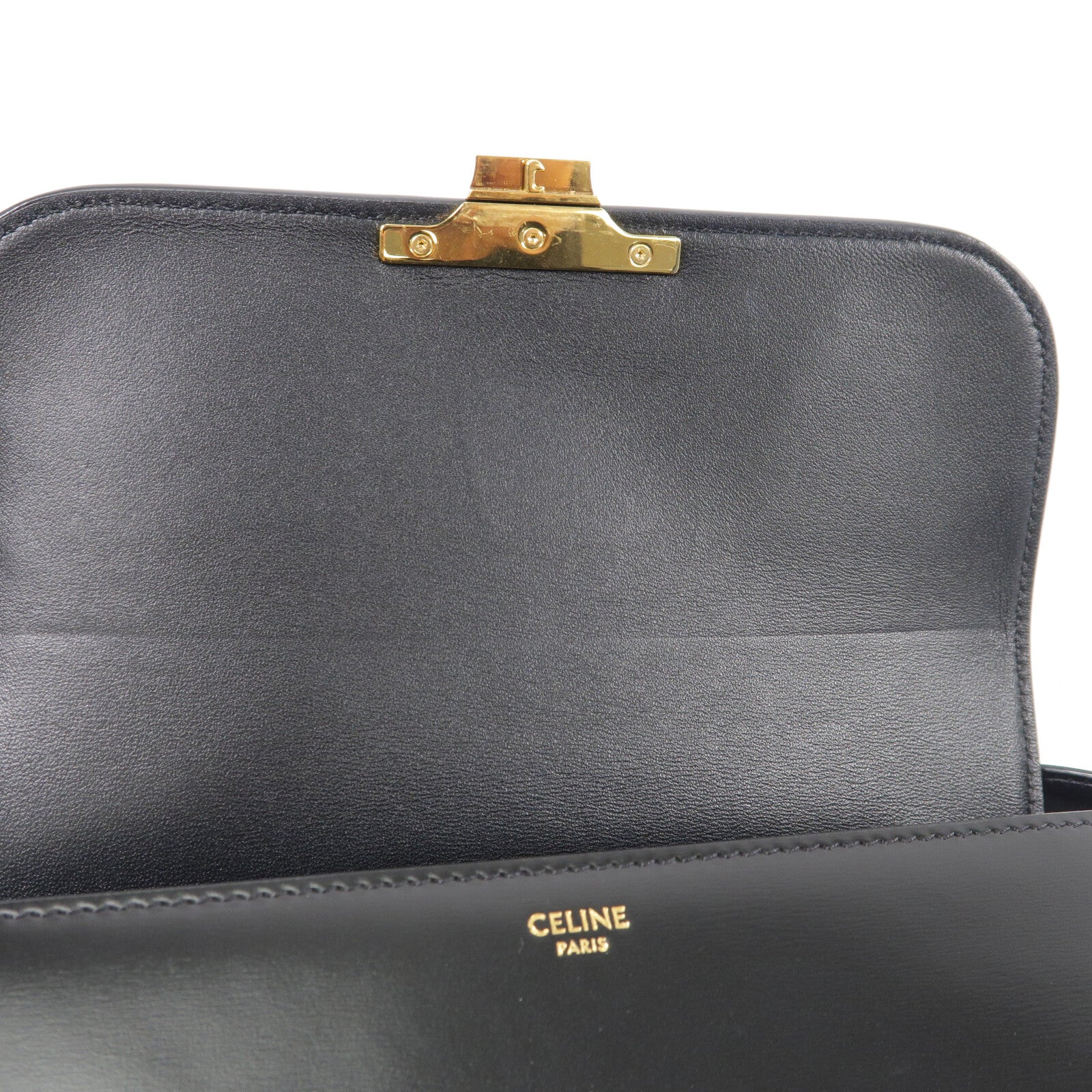 CELINE 牛皮皮革Classique Triomphe肩背袋
