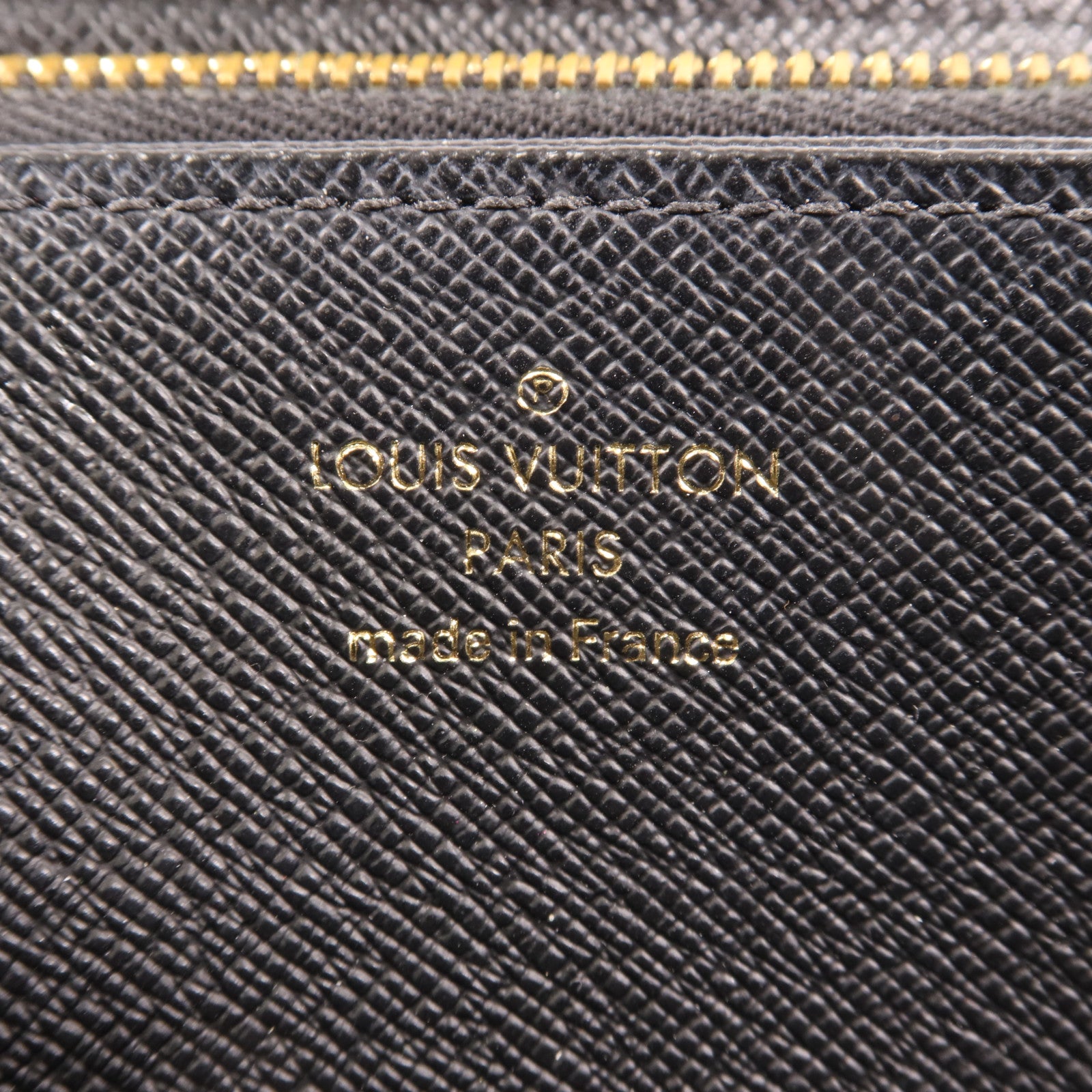 LOUIS VUITTON Monogram Giant Reverse Zippy Wallet金扣長錢包