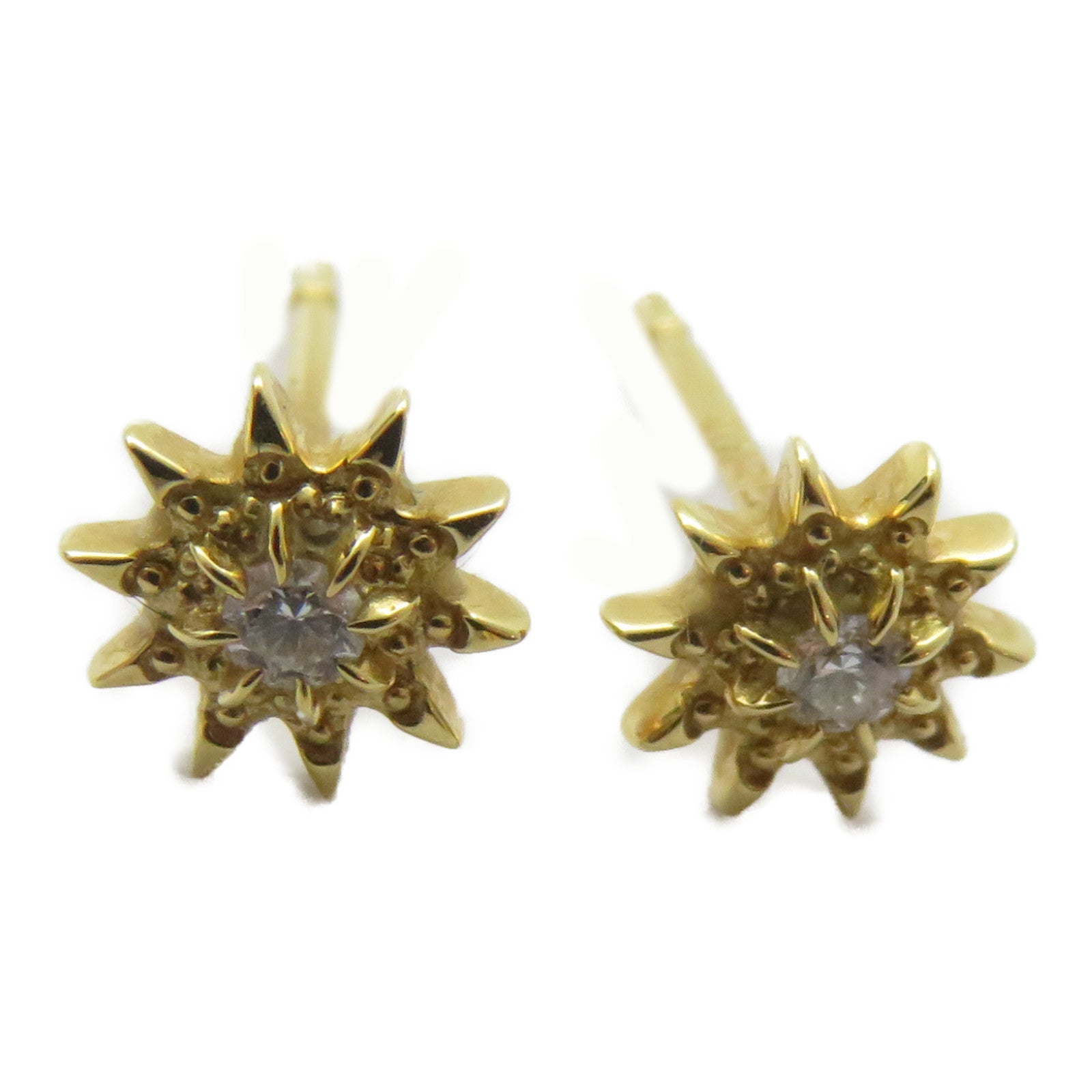 JEWELRY 18K黃金Diamond Earrings 0.02ct鑽石耳環