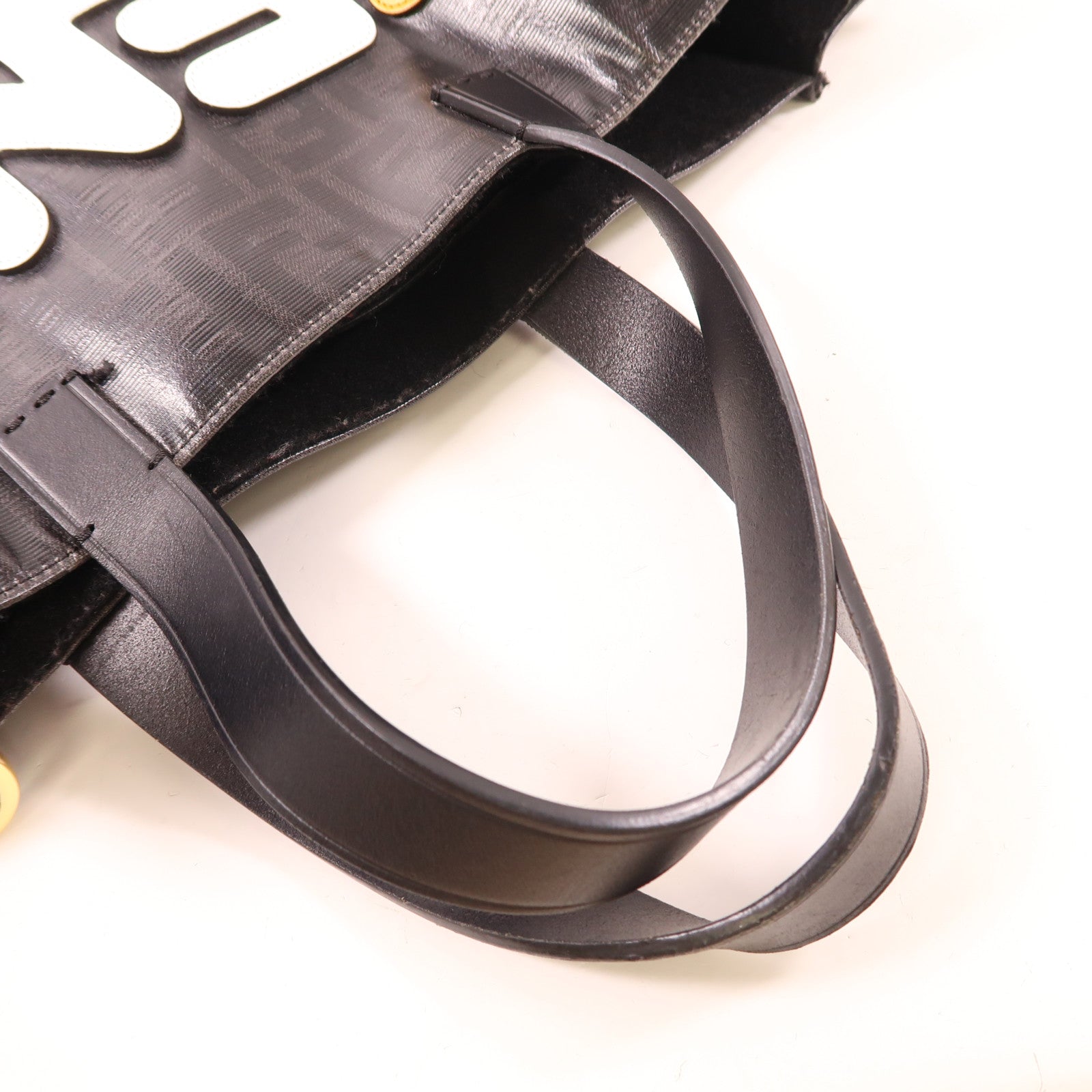 FENDI 塗層帆布Tote Bag金扣手挽袋