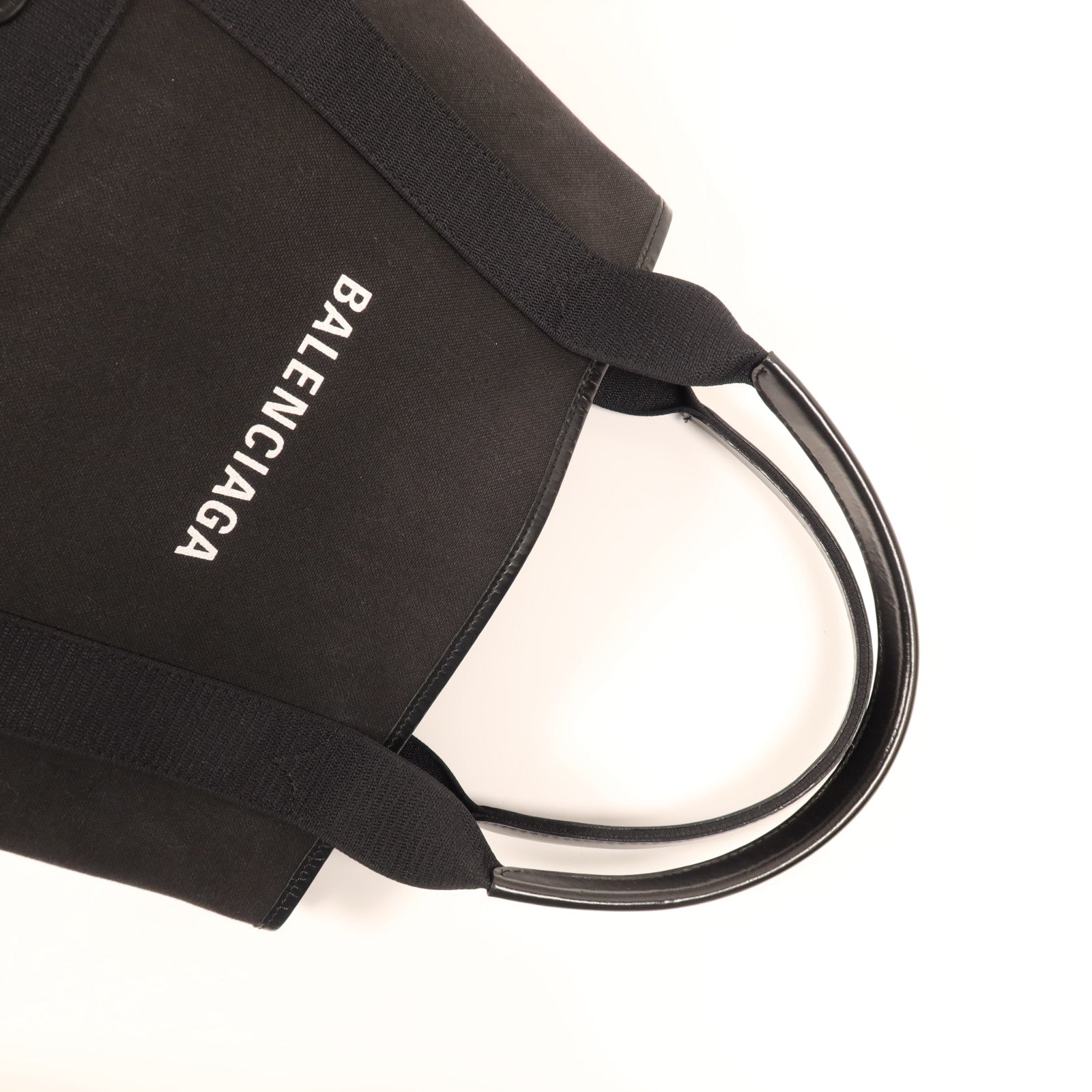 BALENCIAGA 帆布Tote Bag銀扣手挽袋