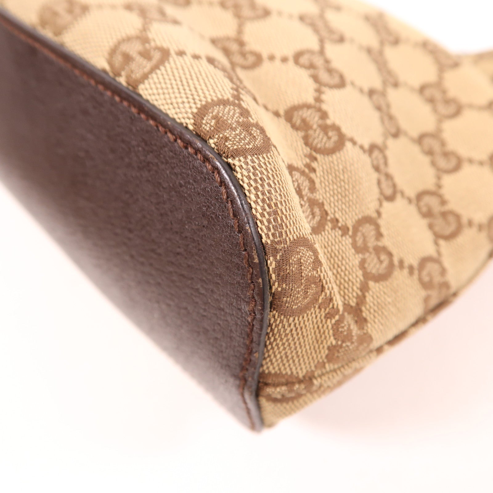 GUCCI 帆布Tote Bag銀扣手挽袋