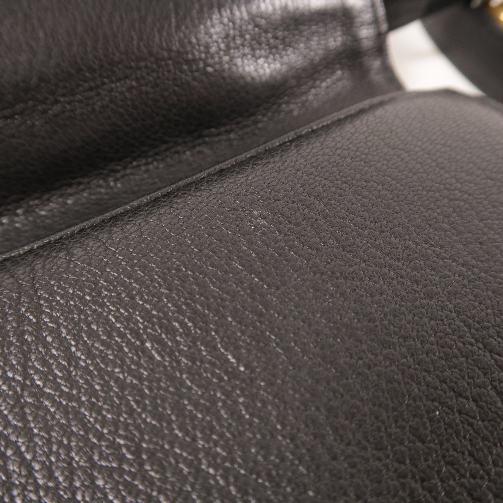 CHANEL 牛皮皮革2.55金扣鏈帶手挽肩背兩用袋