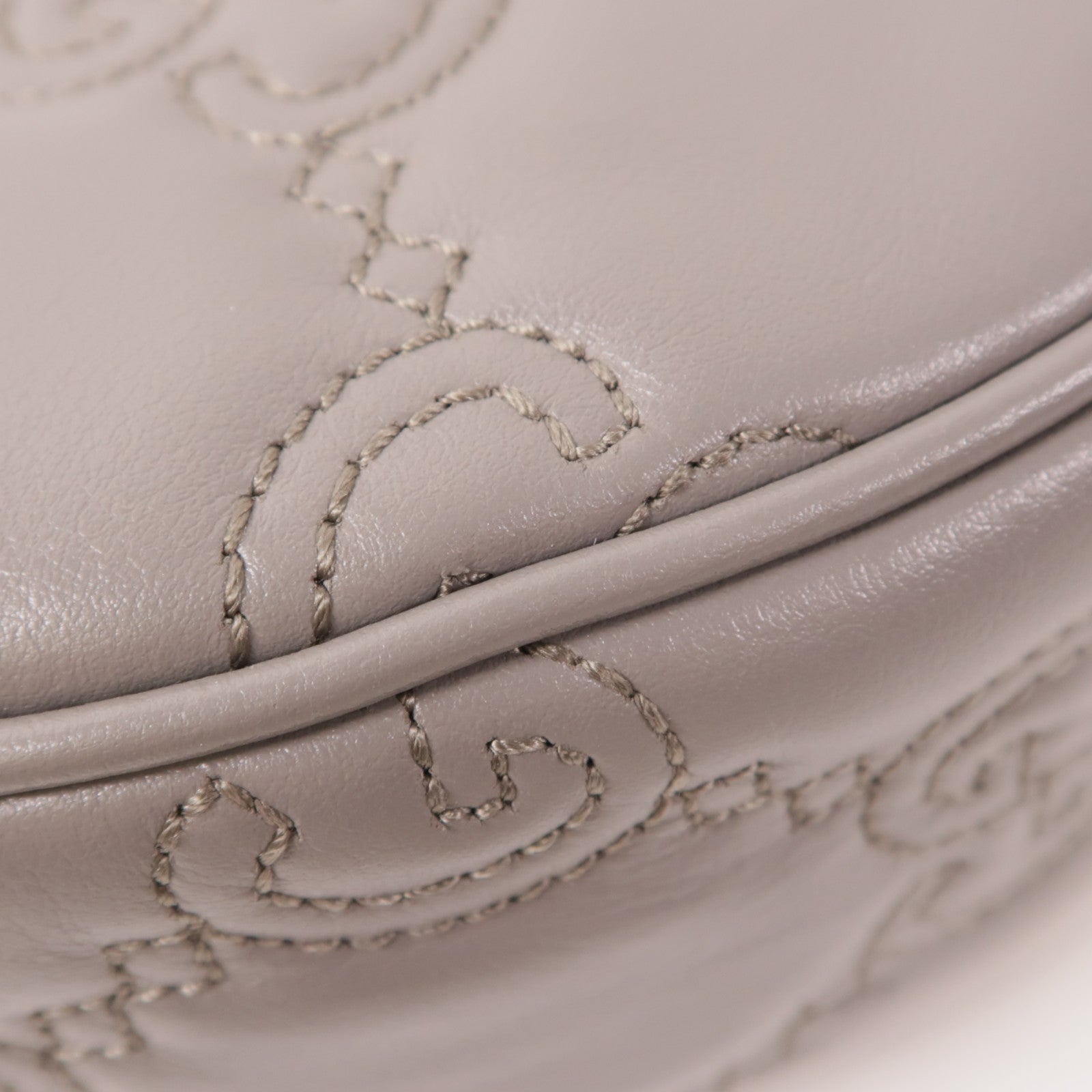 GUCCI 牛皮皮革GG Matelasse金扣鏈帶手挽肩背兩用袋