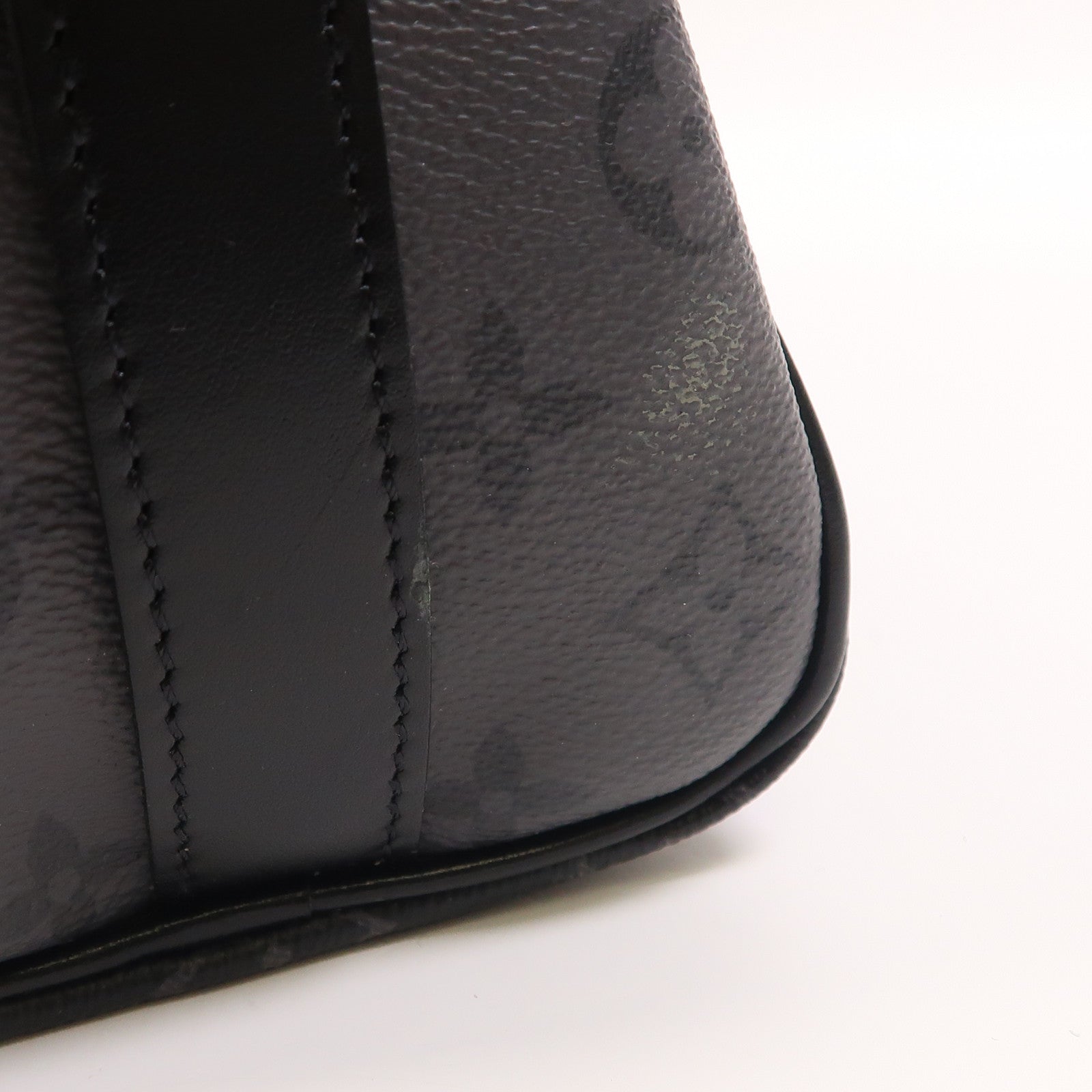LOUIS VUITTON Monogram Eclipse Keepall Bandouliere 25手挽肩背兩用袋
