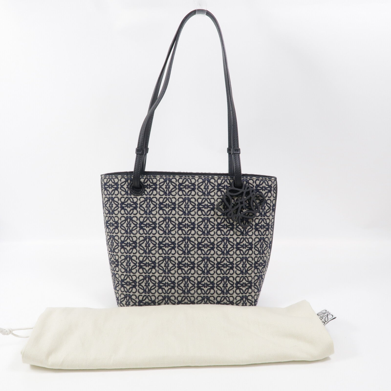 LOEWE 帆布Square Anagram Tote肩背袋