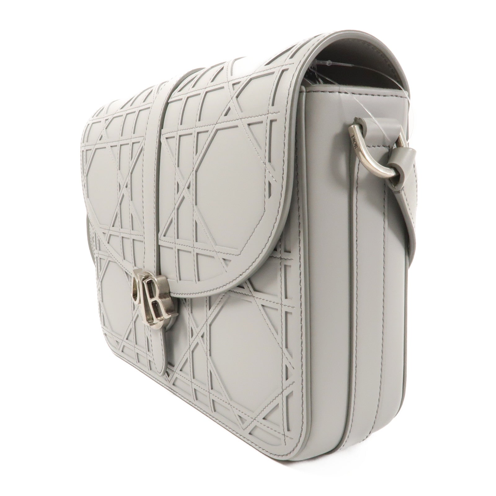 Dior 牛皮皮革Shoulder Bag銀扣肩背袋