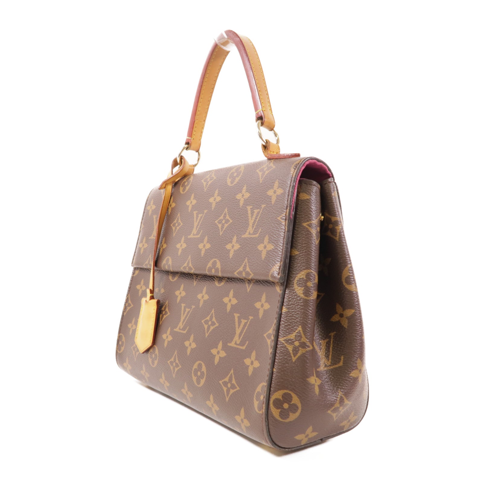 LOUIS VUITTON Monogram Cluny BB金扣手挽肩背兩用袋