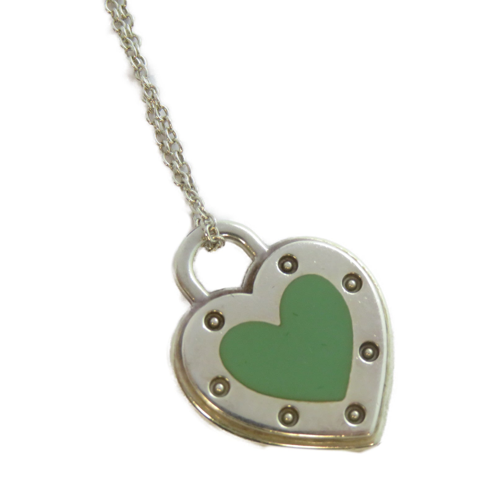 TIFFANY＆CO 925純銀Love Heart Necklace項鍊