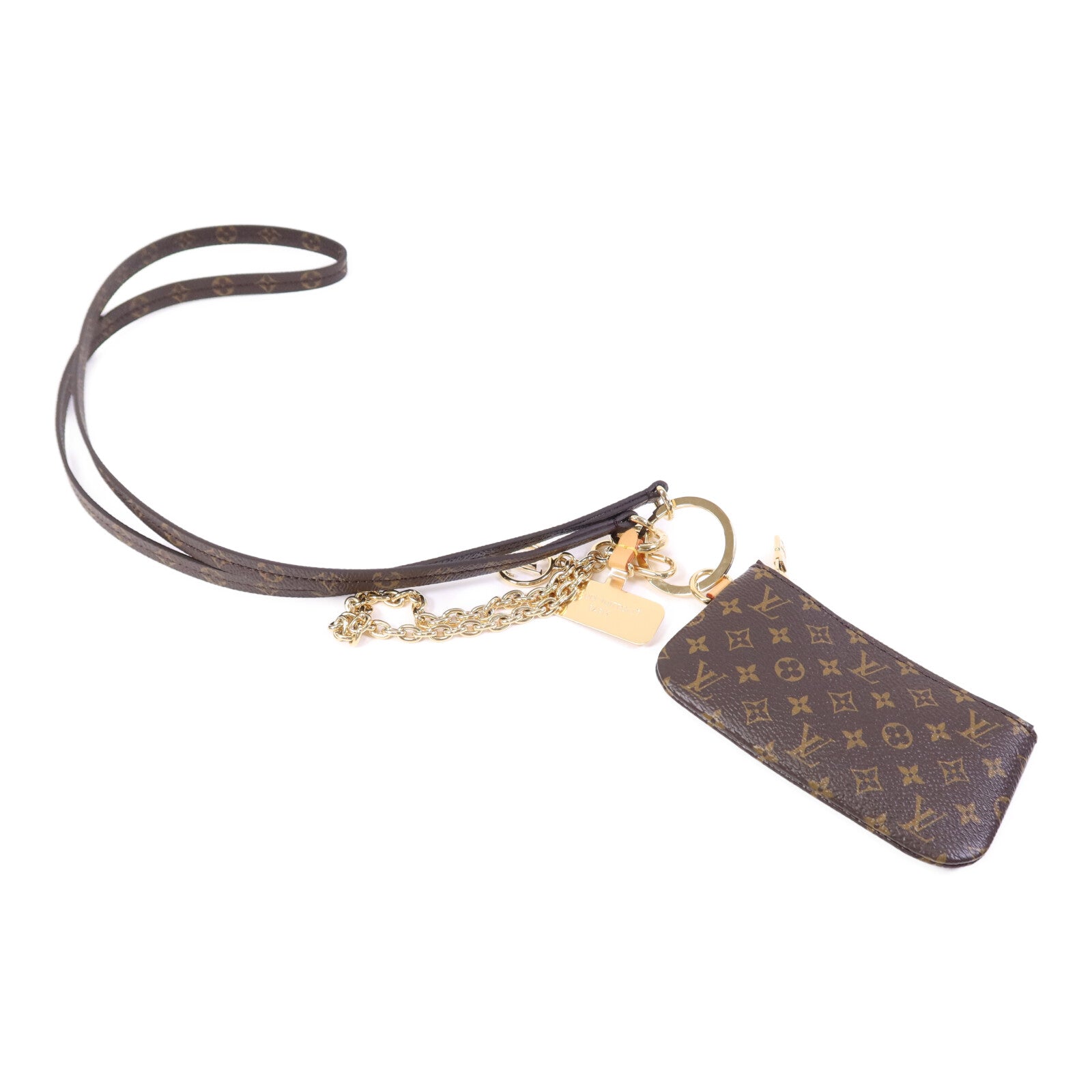 LOUIS VUITTON Monogram Phone Holder金扣手拿包