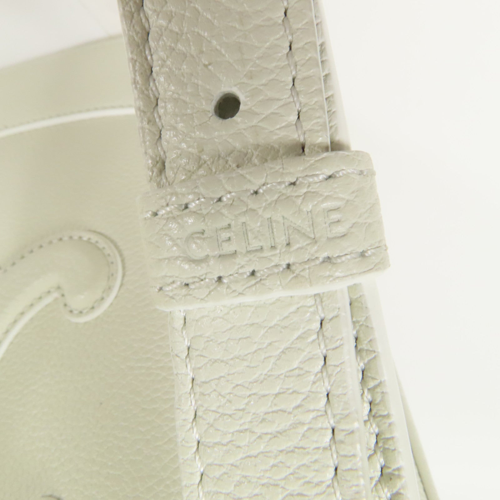 CELINE 牛皮皮革Cuir Triomphe Bucket Bag金扣肩背袋