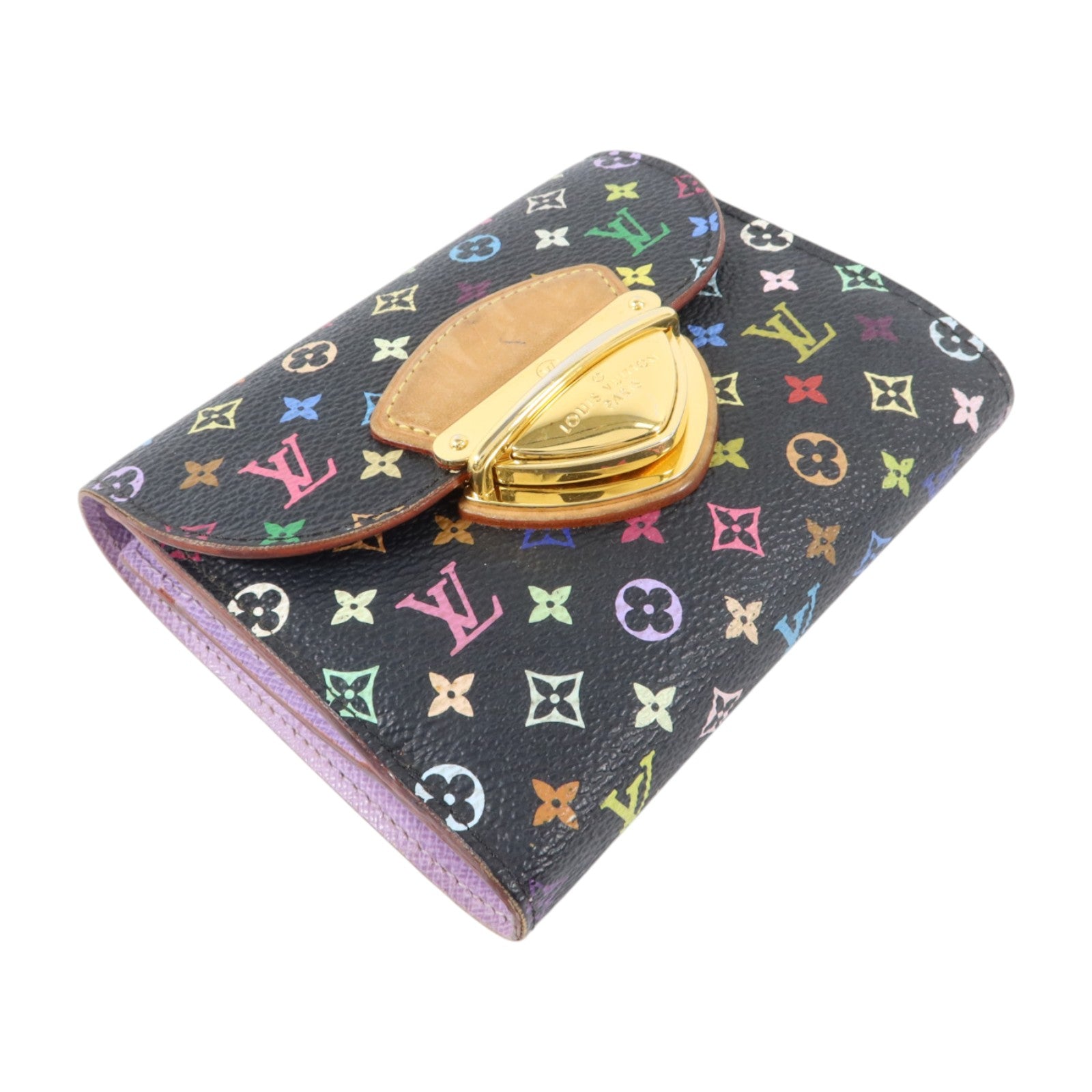 LOUIS VUITTON Monogram Multicolore Portefeuille Joy金扣錢包