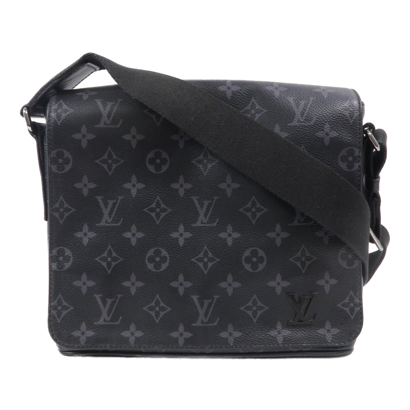 LOUIS VUITTON Monogram Eclipse District PM肩背袋