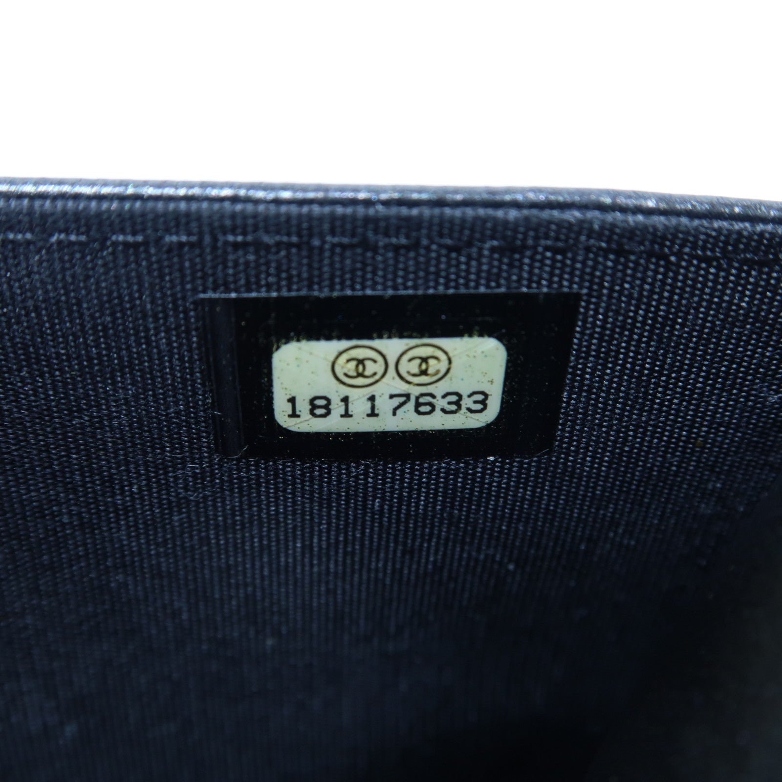 CHANEL 【激減優惠】菱格牛皮皮革Wallet On Chain金扣鏈帶肩背袋黑色