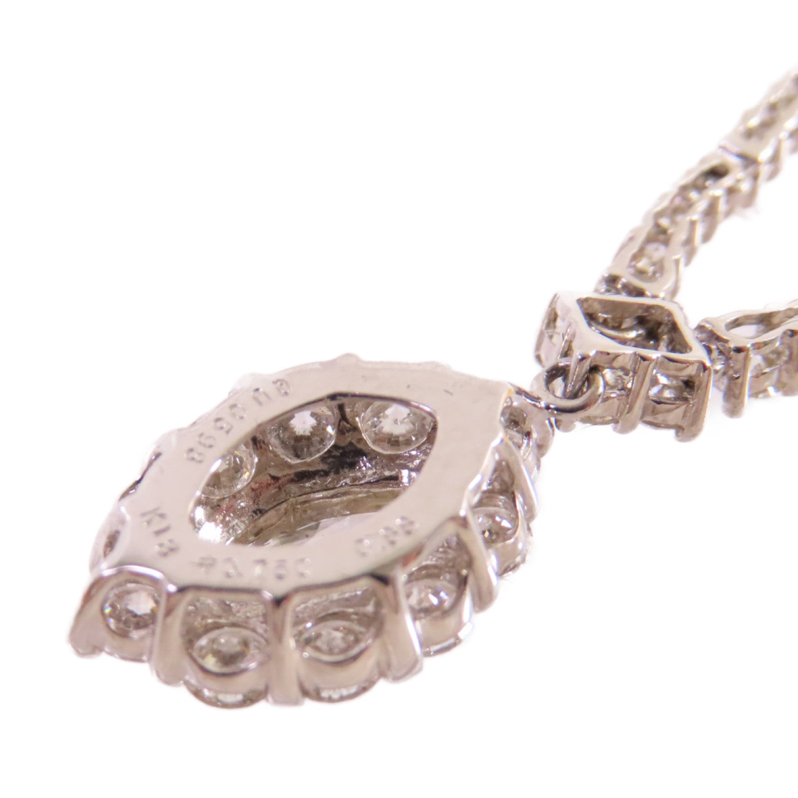JEWELRY 18K白金/14K白金Diamond Necklace 0.76ct/0.88ct/0.55ct鑽石項鍊
