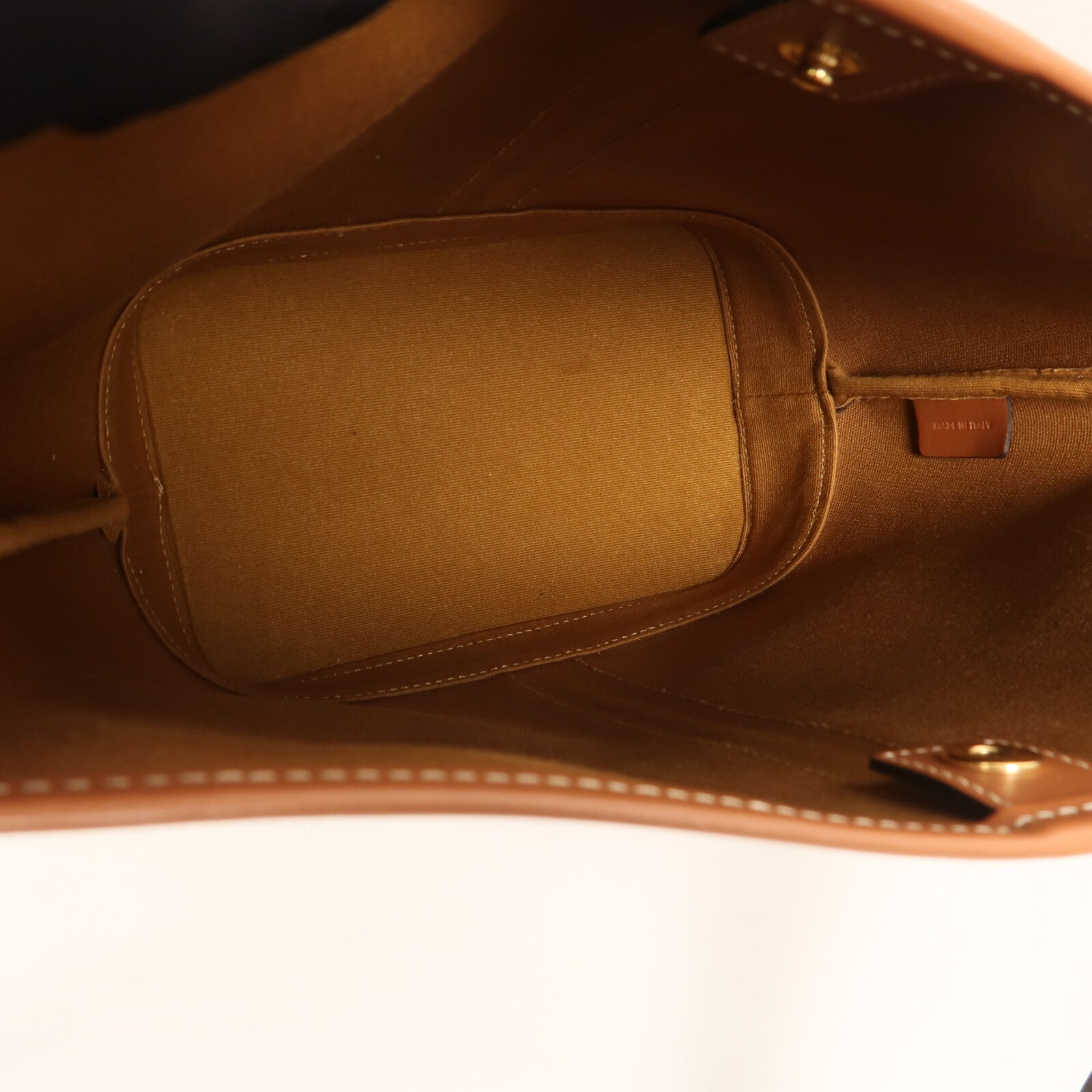 CELINE 塗層帆布Small Bucket金扣肩背袋
