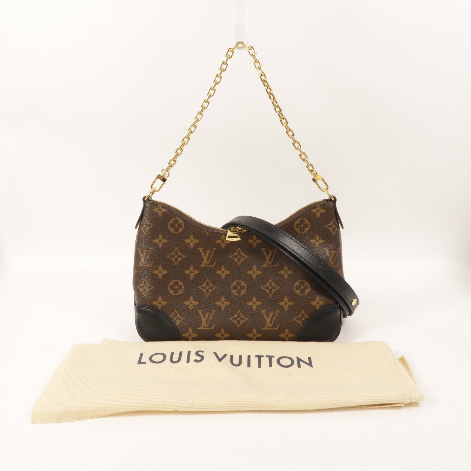LOUIS VUITTON Monogram Boulogne PM手挽肩背兩用袋