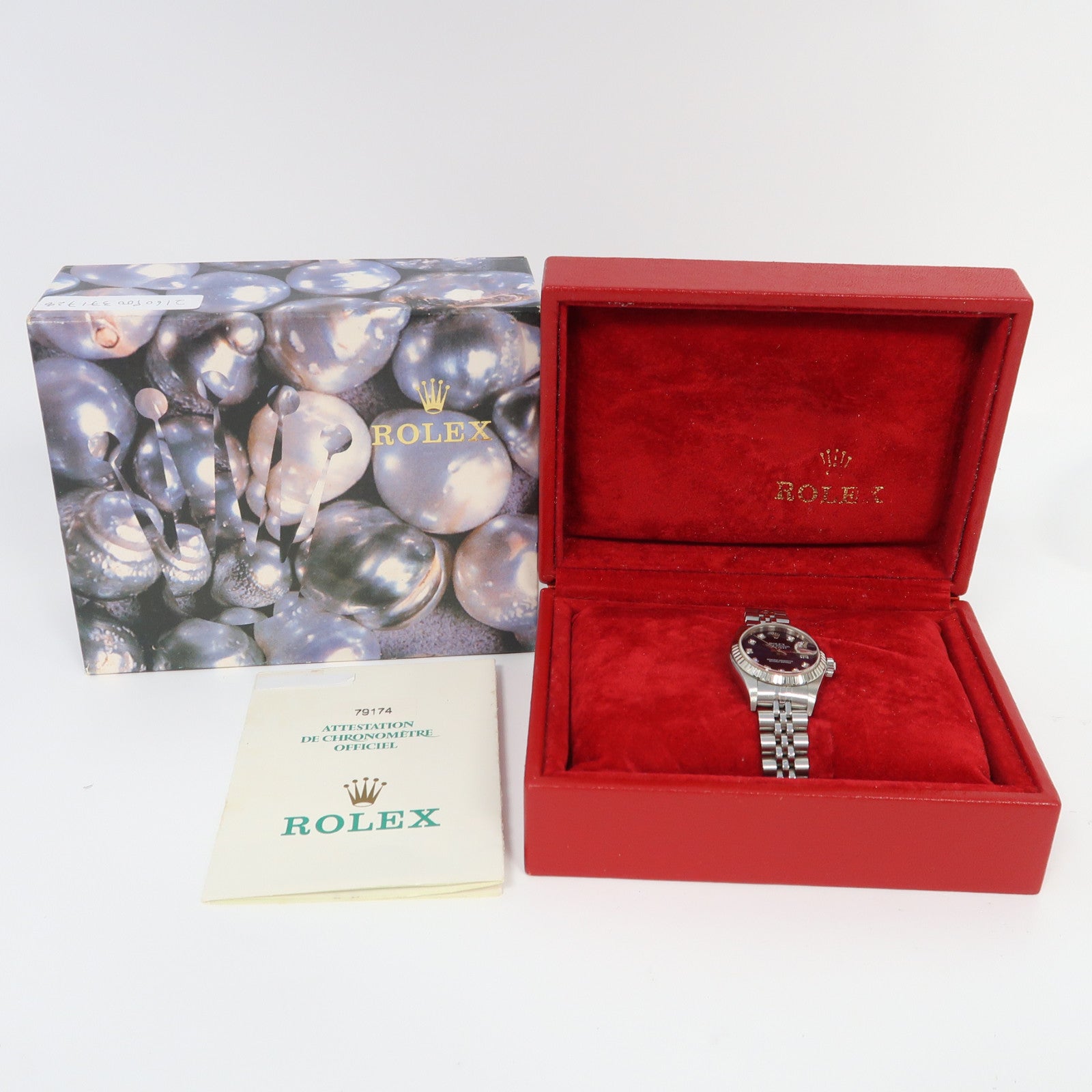 ROLEX Datejust不鏽鋼手錶自動機芯藍色
