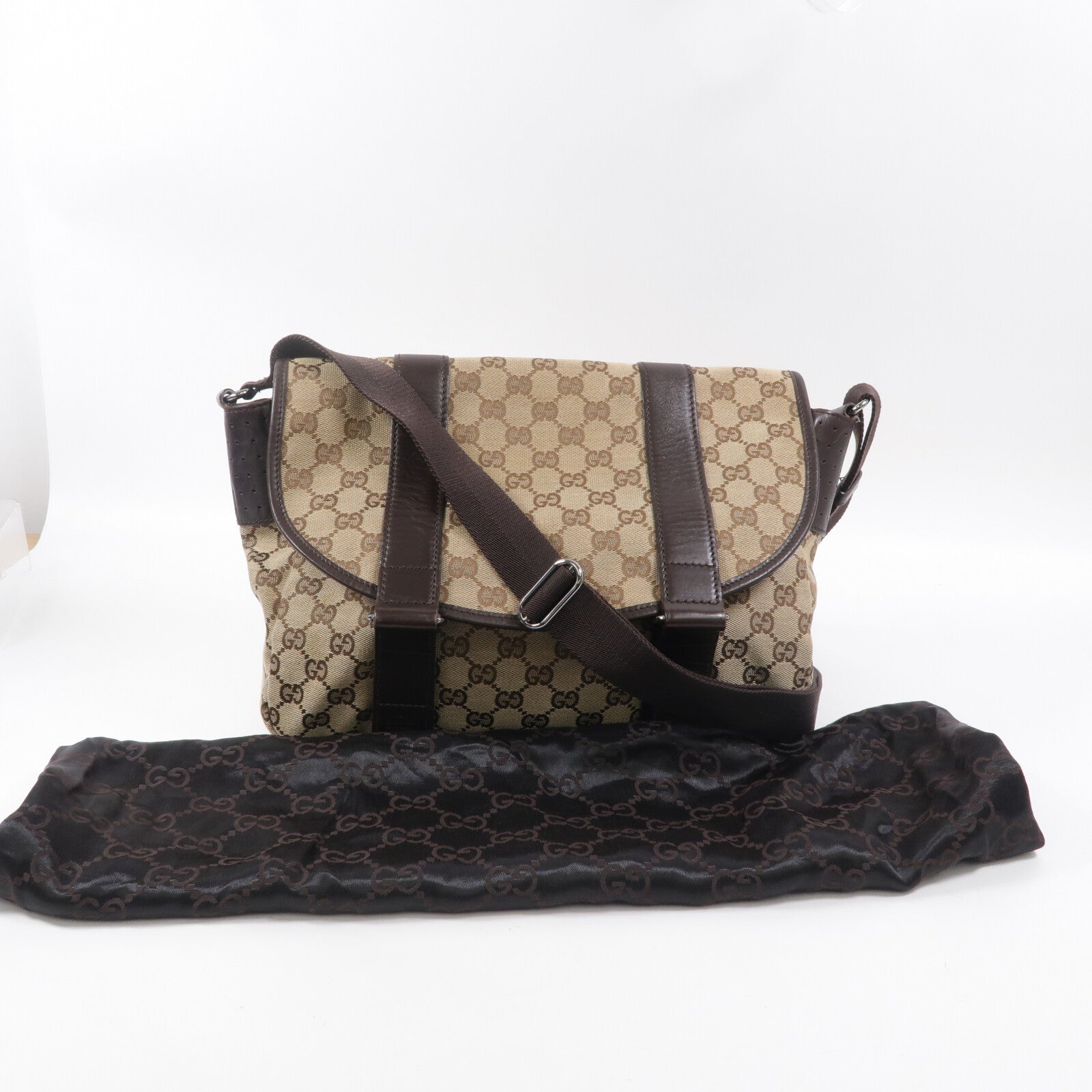 GUCCI 帆布Shoulder Bag肩背袋