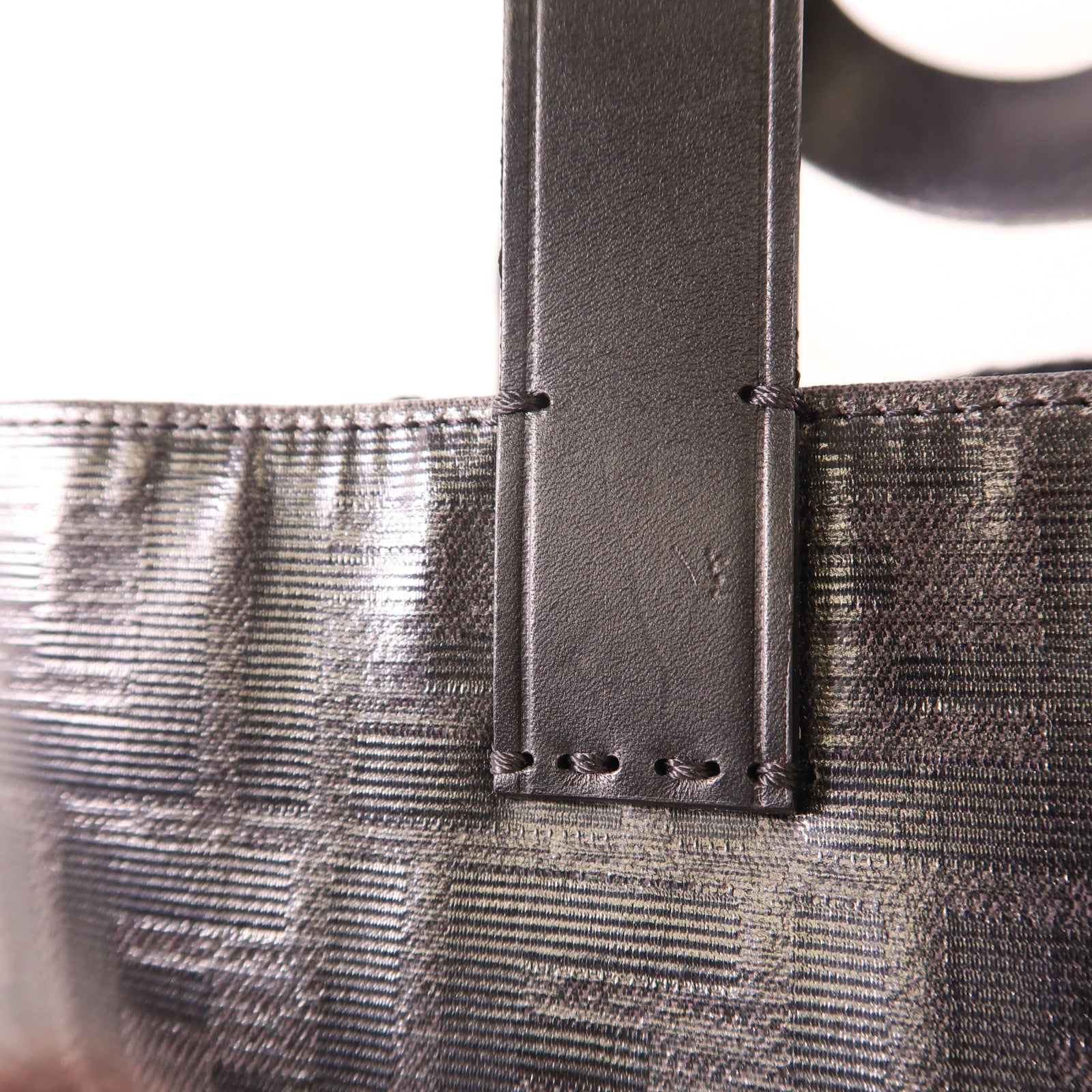 FENDI 塗層帆布Tote Bag金扣手挽袋