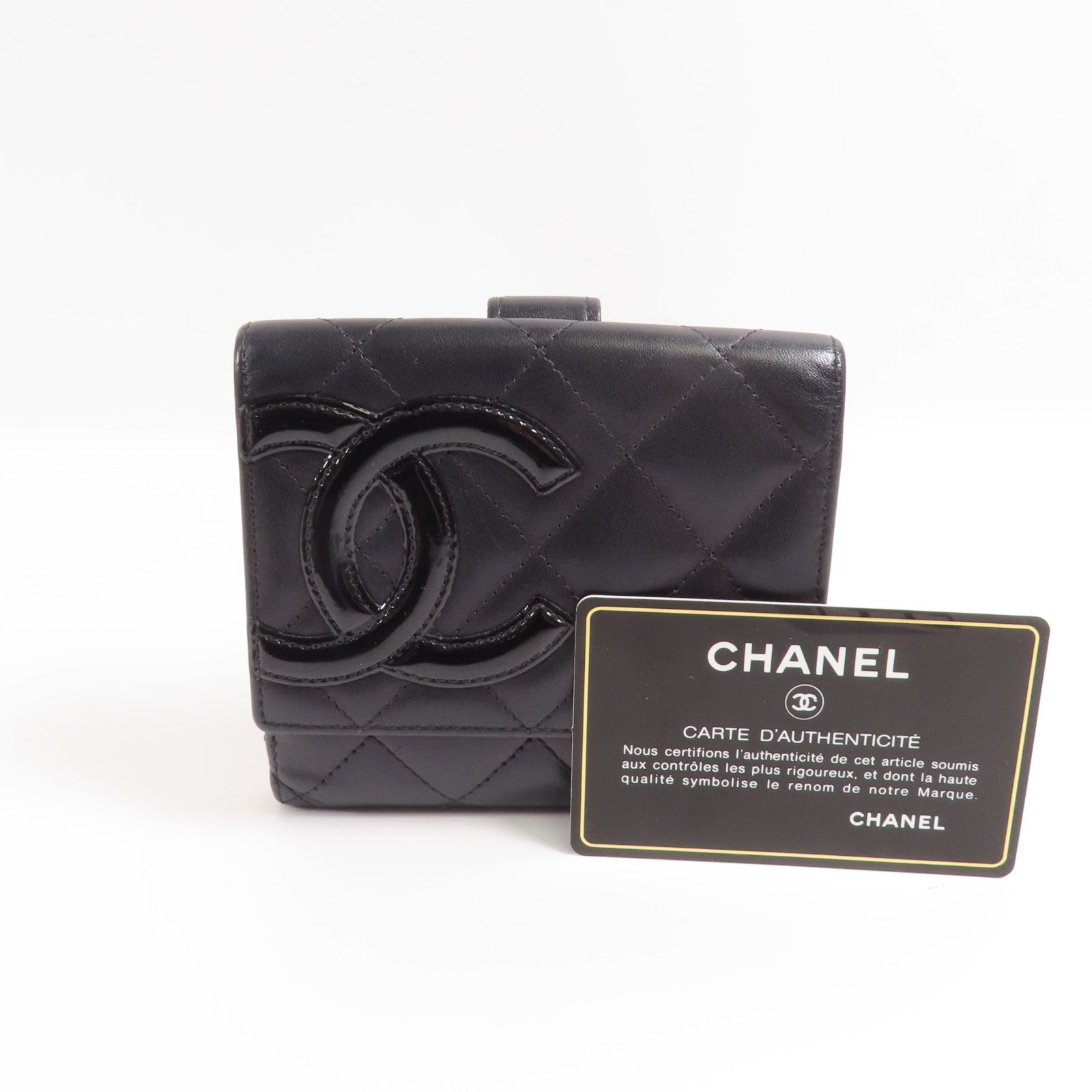CHANEL 牛皮皮革Cambon Wallet錢包