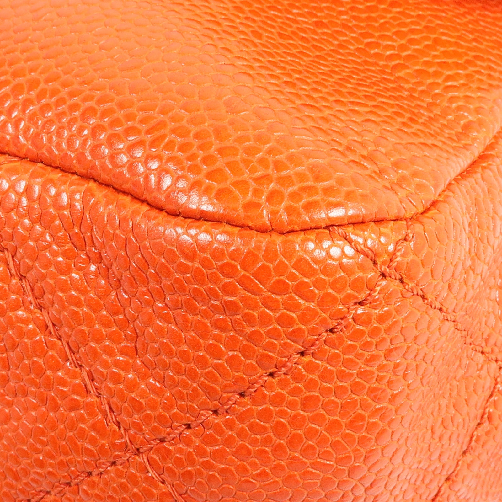 CHANEL 牛皮皮革Chain Shoulder銀扣鏈帶肩背袋