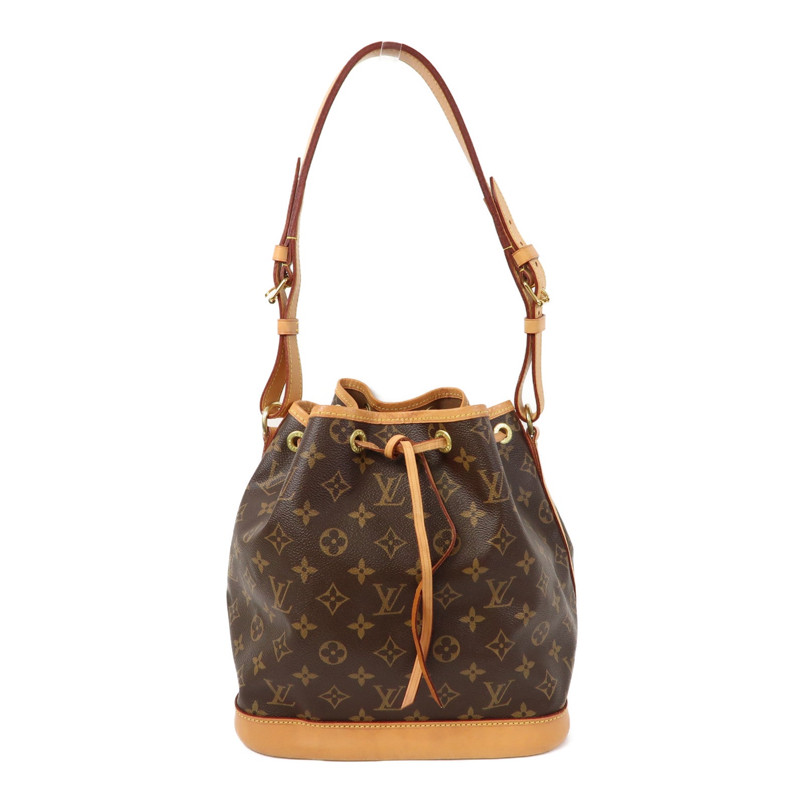 LOUIS VUITTON Monogram Noe金扣肩背袋啡色