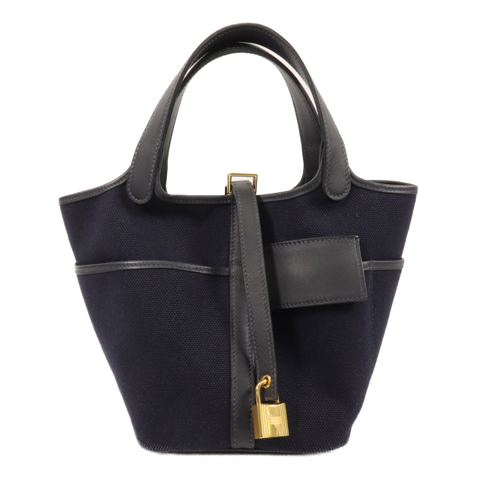 HERMES 帆布Picotin Cargo PM手挽袋