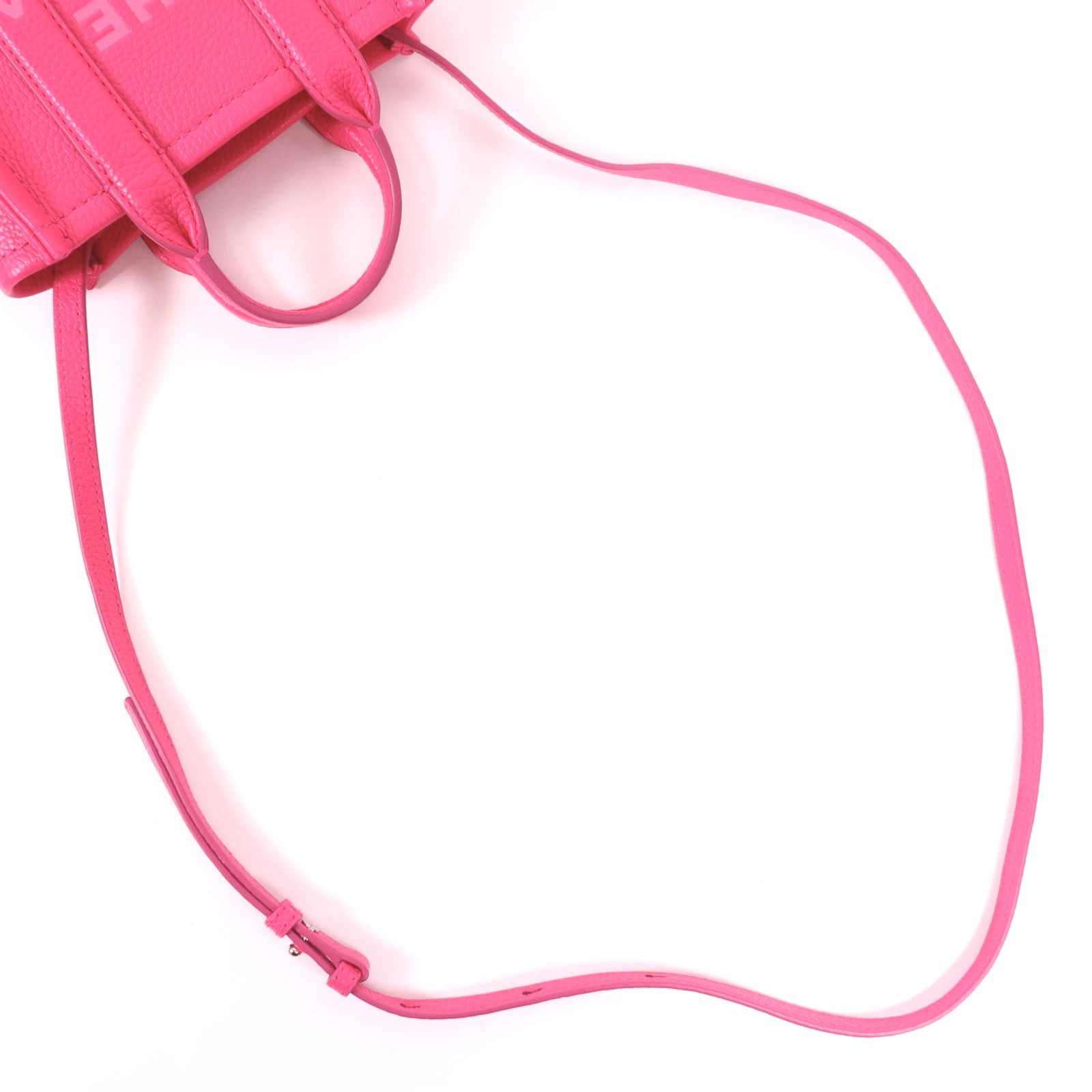 MARC JACOBS 牛皮皮革2 Way Shoulder銀扣手挽肩背兩用袋