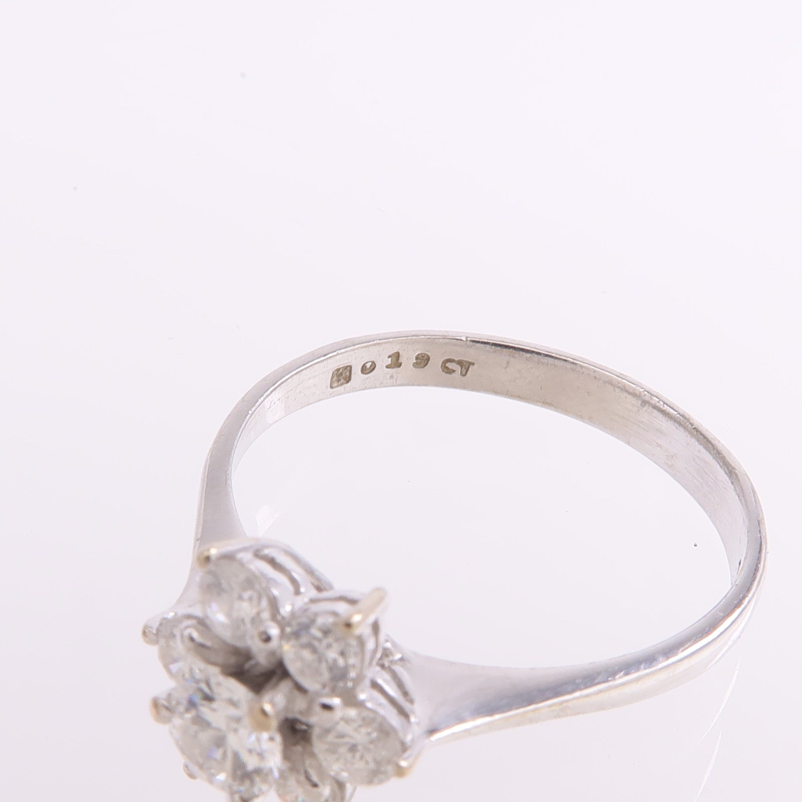 JEWELRY 18K白金Diamond Ring鑽石戒指US#6