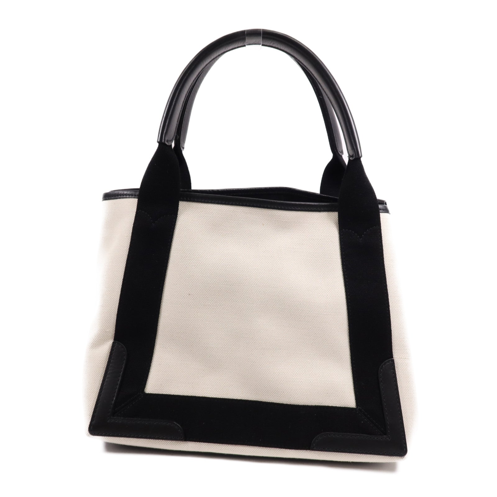 BALENCIAGA 帆布Navy Cabas Small銀扣手挽袋