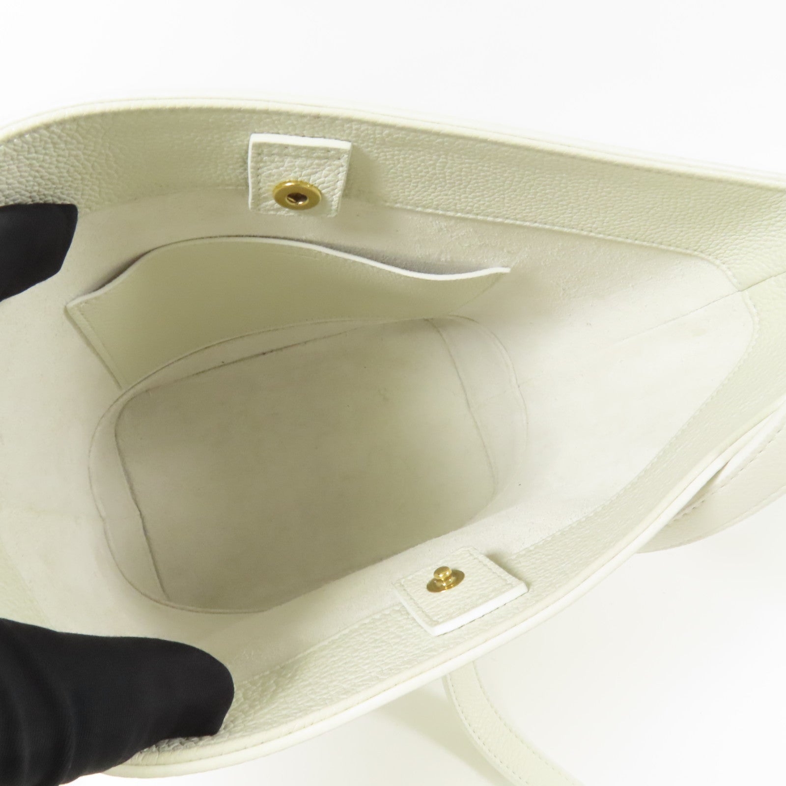 CELINE 牛皮皮革Cuir Triomphe Bucket Bag金扣肩背袋