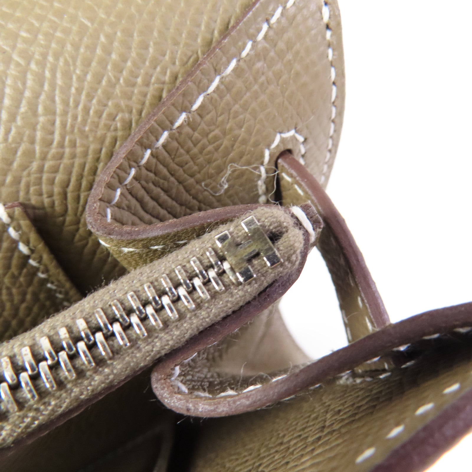 HERMES PHW Kelly To Go Shoulder Bag Epsom Leather Etoupe