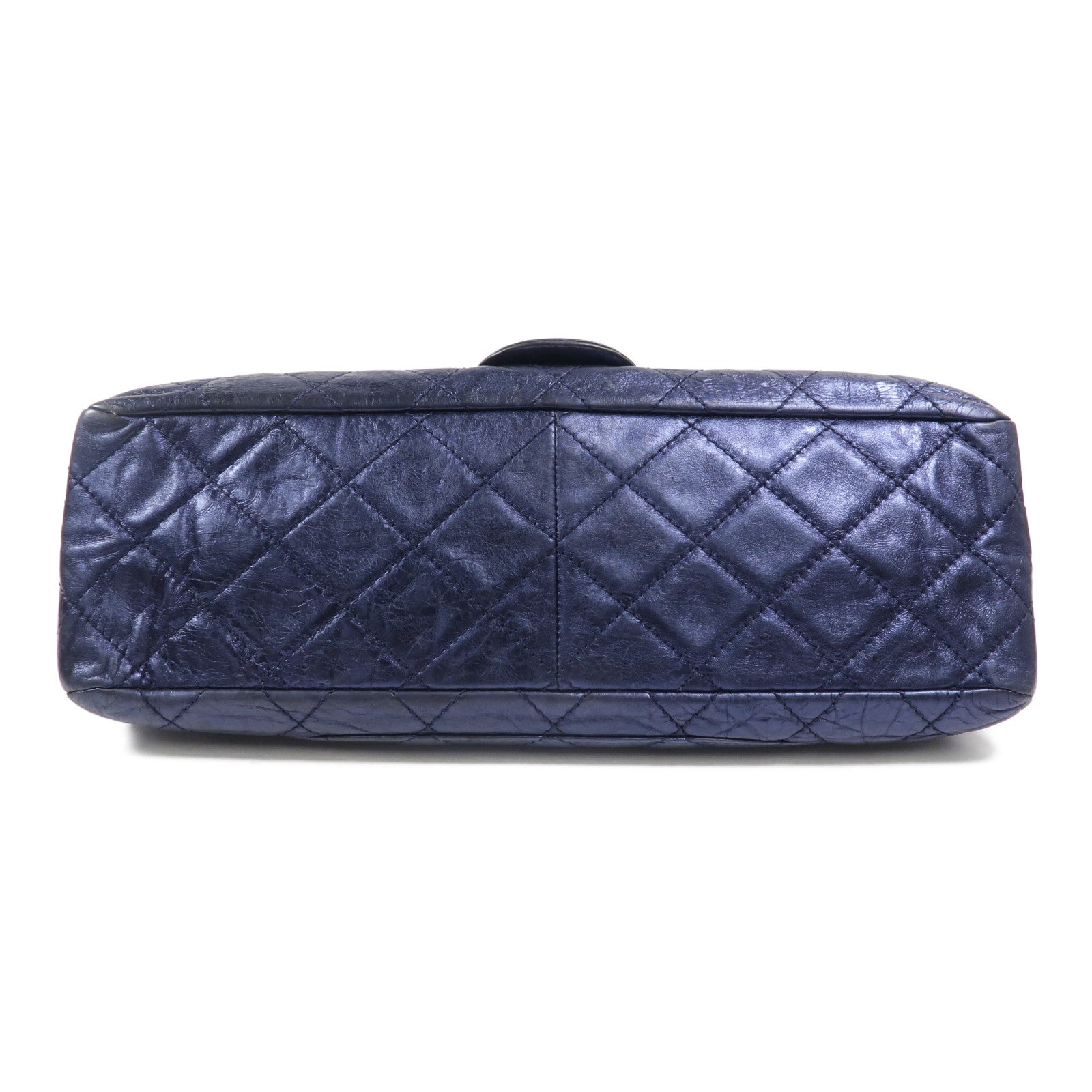 CHANEL 牛皮皮革2.55 Maxi鏈帶肩背袋
