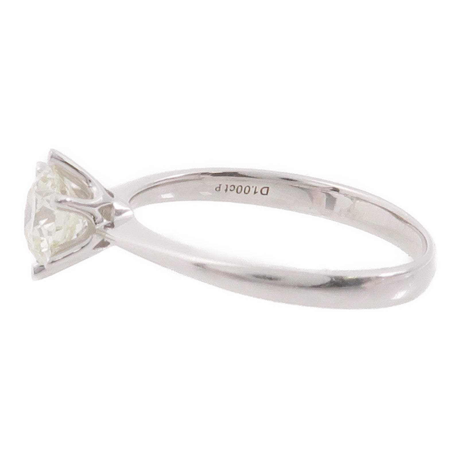 JEWELRY 18K白金Diamond Ring 1.0ct鑽石戒指US#8.5