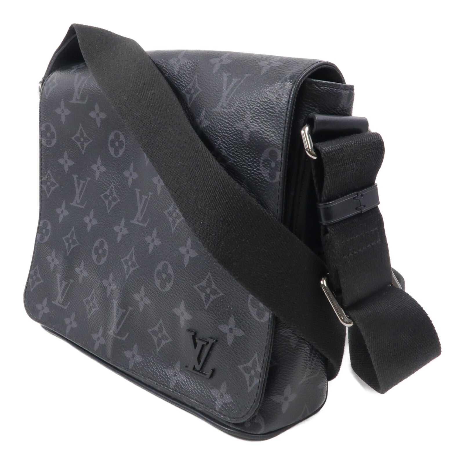LOUIS VUITTON Monogram Eclipse District PM肩背袋