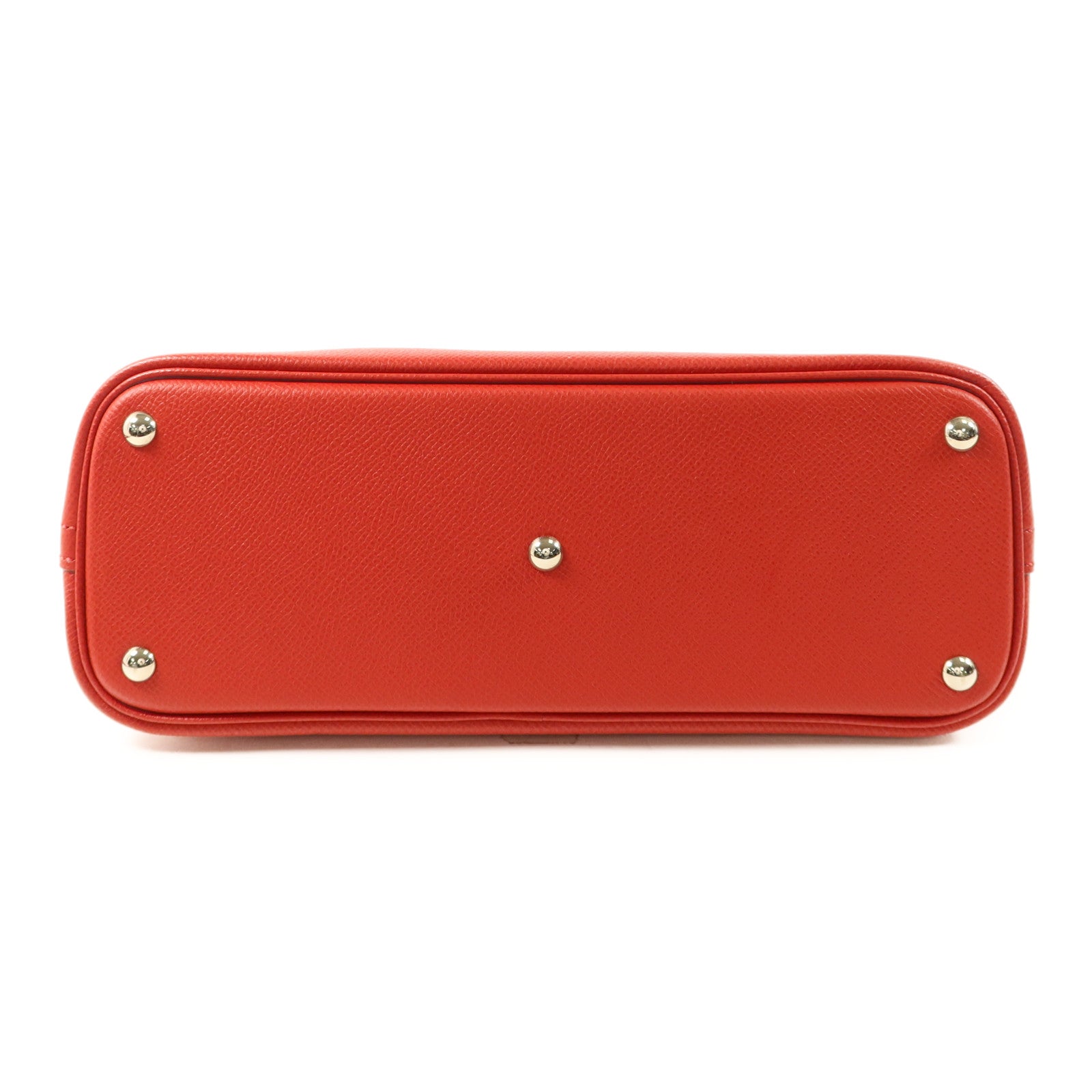 HERMES Epsom皮革Bolide 27銀扣手挽肩背兩用袋Rouge Casaque