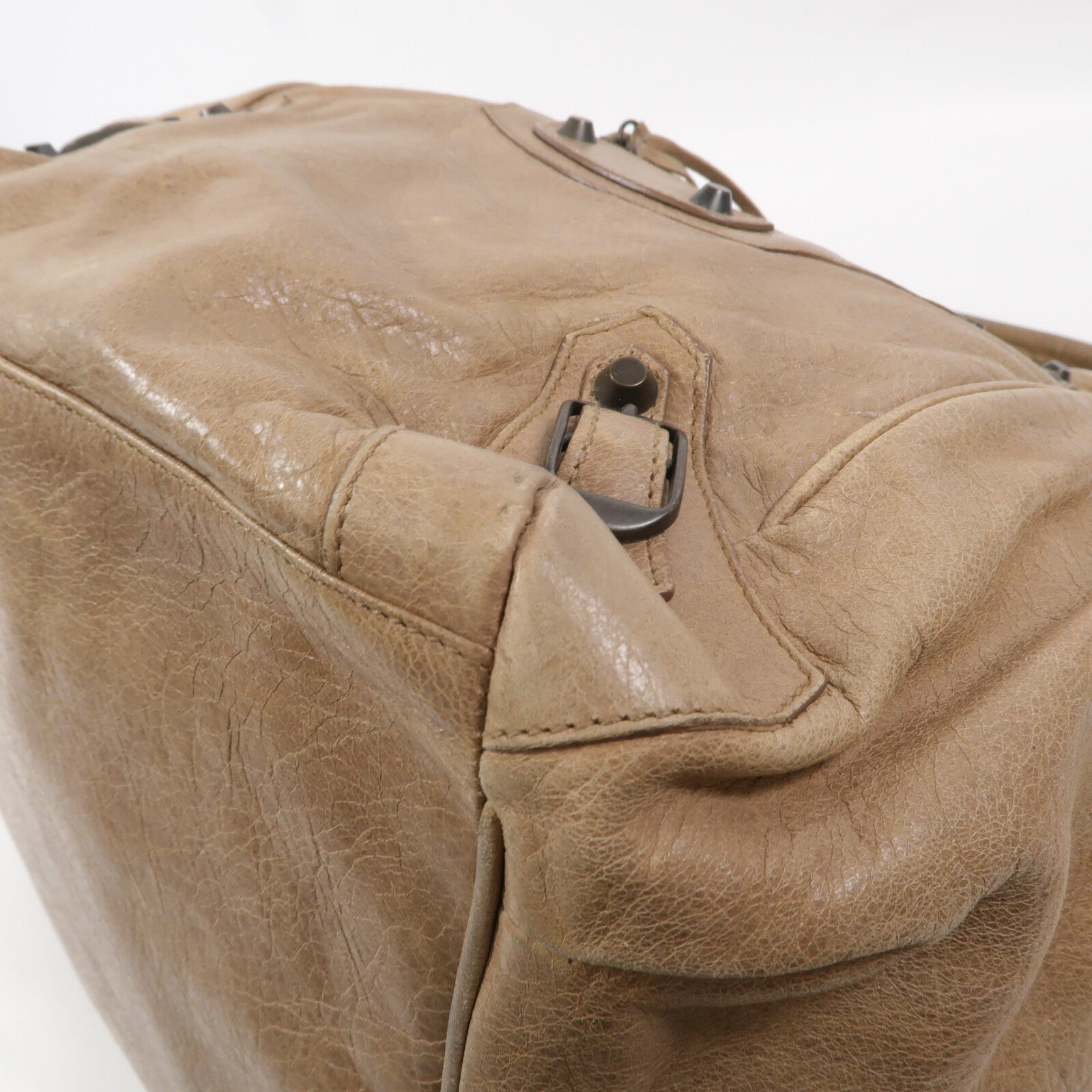 BALENCIAGA 羊皮皮革The Sunday Tote肩背袋