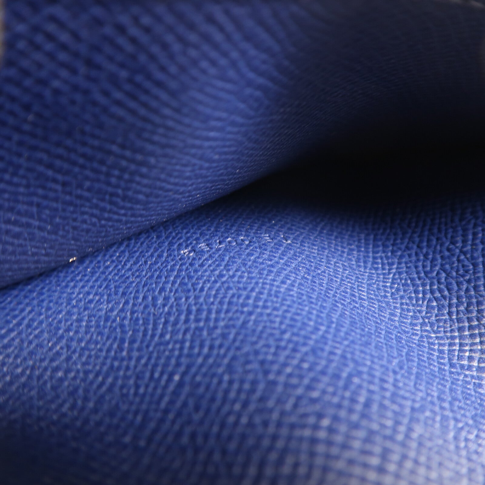 HERMES Epsom皮革Bearn W Snap Wallet銀扣長錢包Bleu Azur/Bleu Saphir