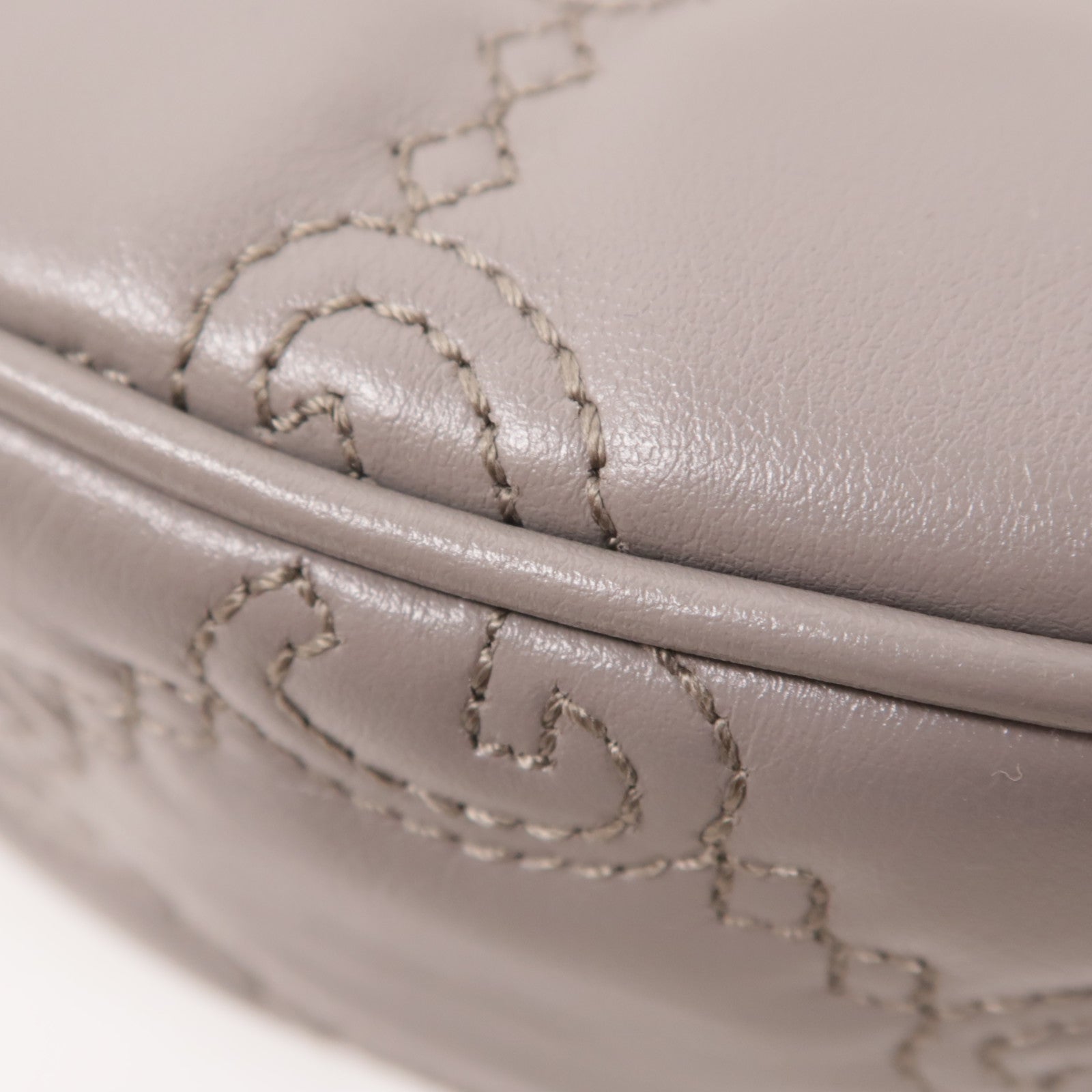 GUCCI 牛皮皮革GG Matelasse金扣鏈帶手挽肩背兩用袋