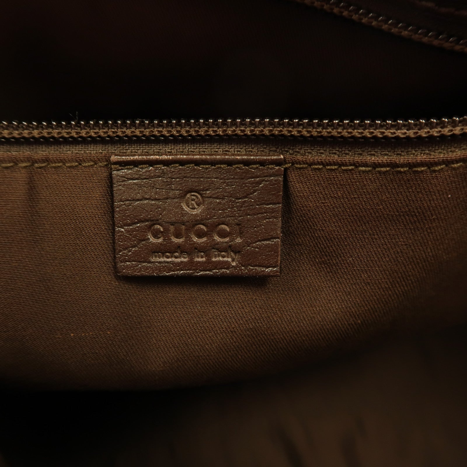 GUCCI 塗層帆布GG Plus Tote Bag銀扣手挽袋米色