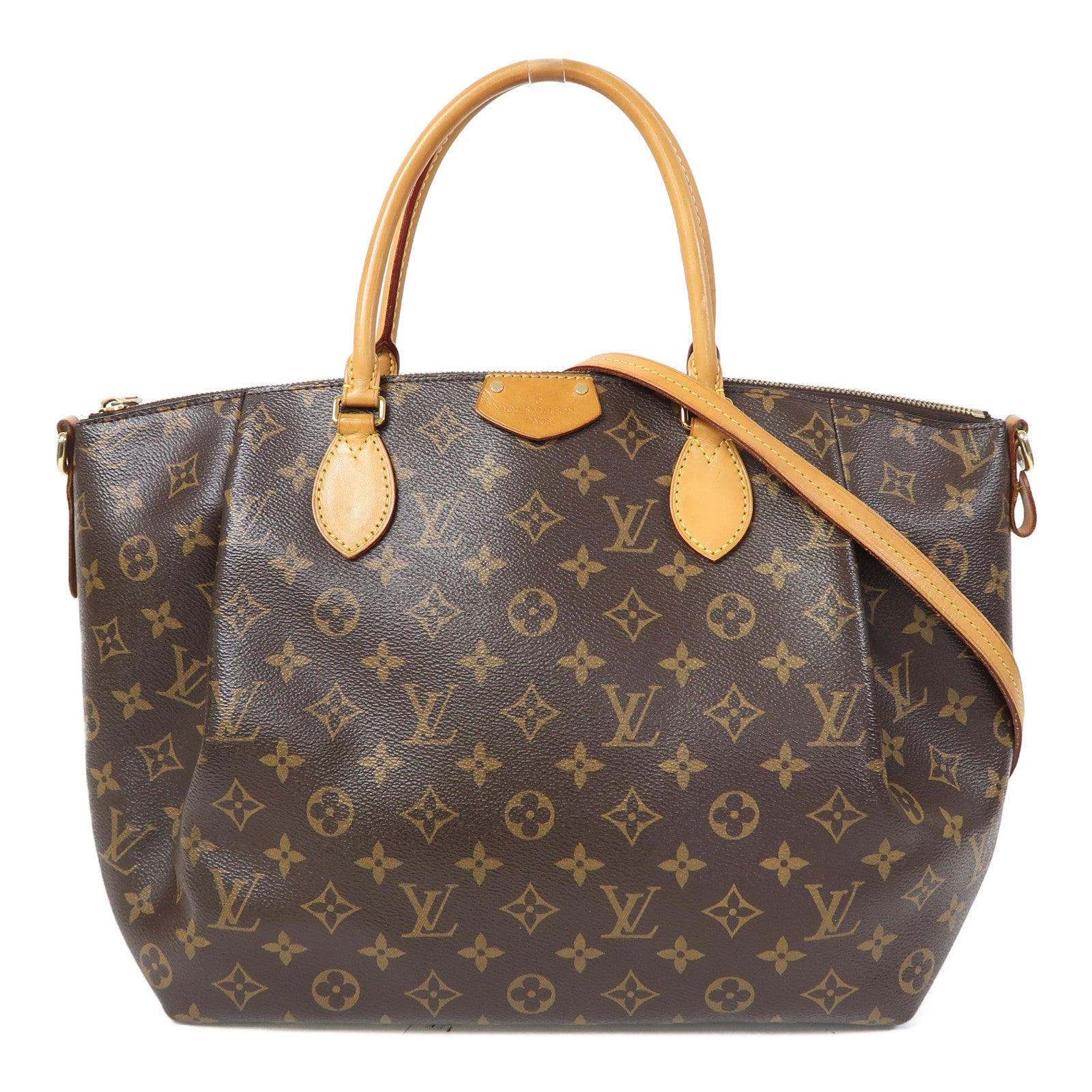 LOUIS VUITTON 【激減優惠】Monogram Turenne MM金扣手挽肩背兩用袋啡色