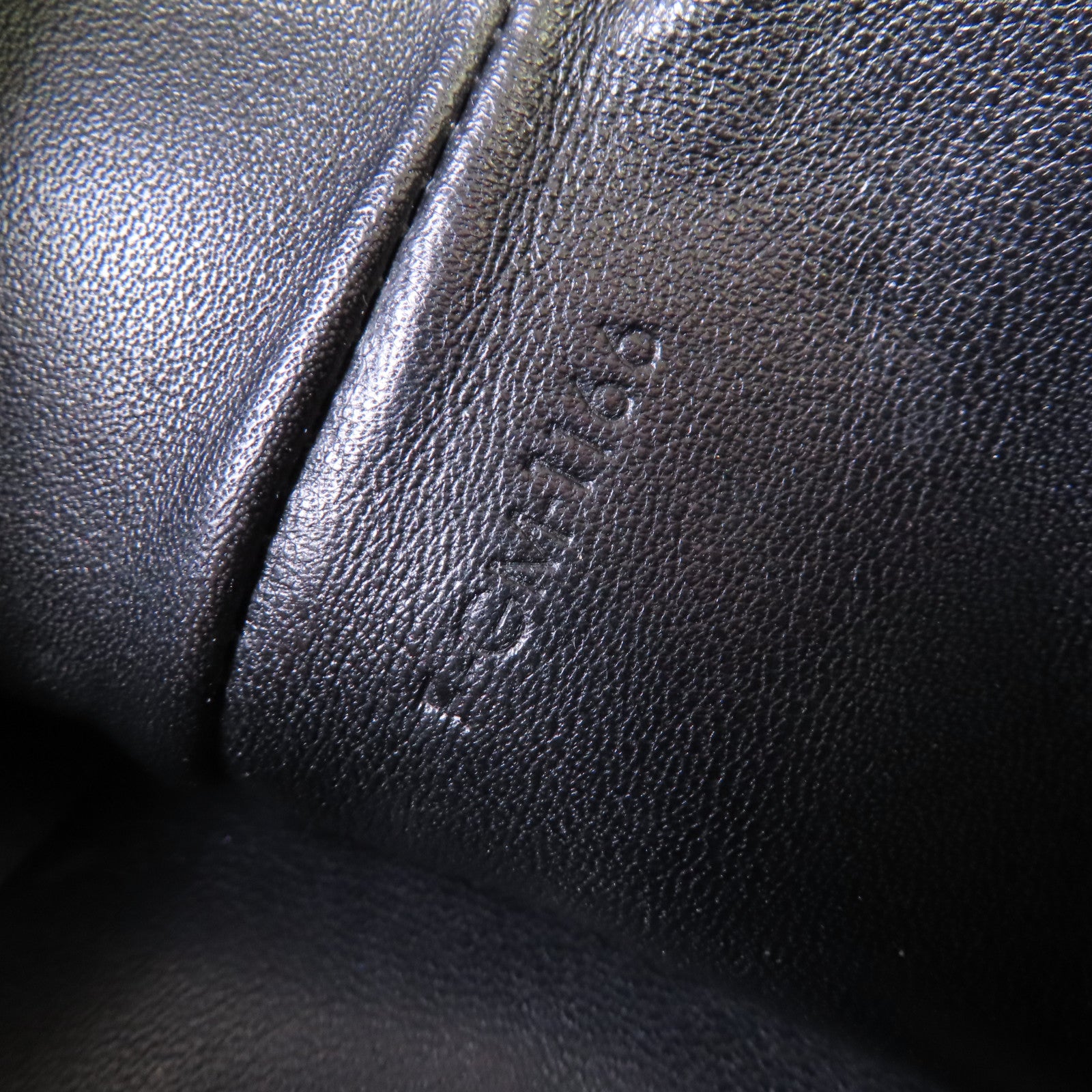 CELINE 【激減優惠】牛皮皮革Clutch Bag手拿包黑色/銀色