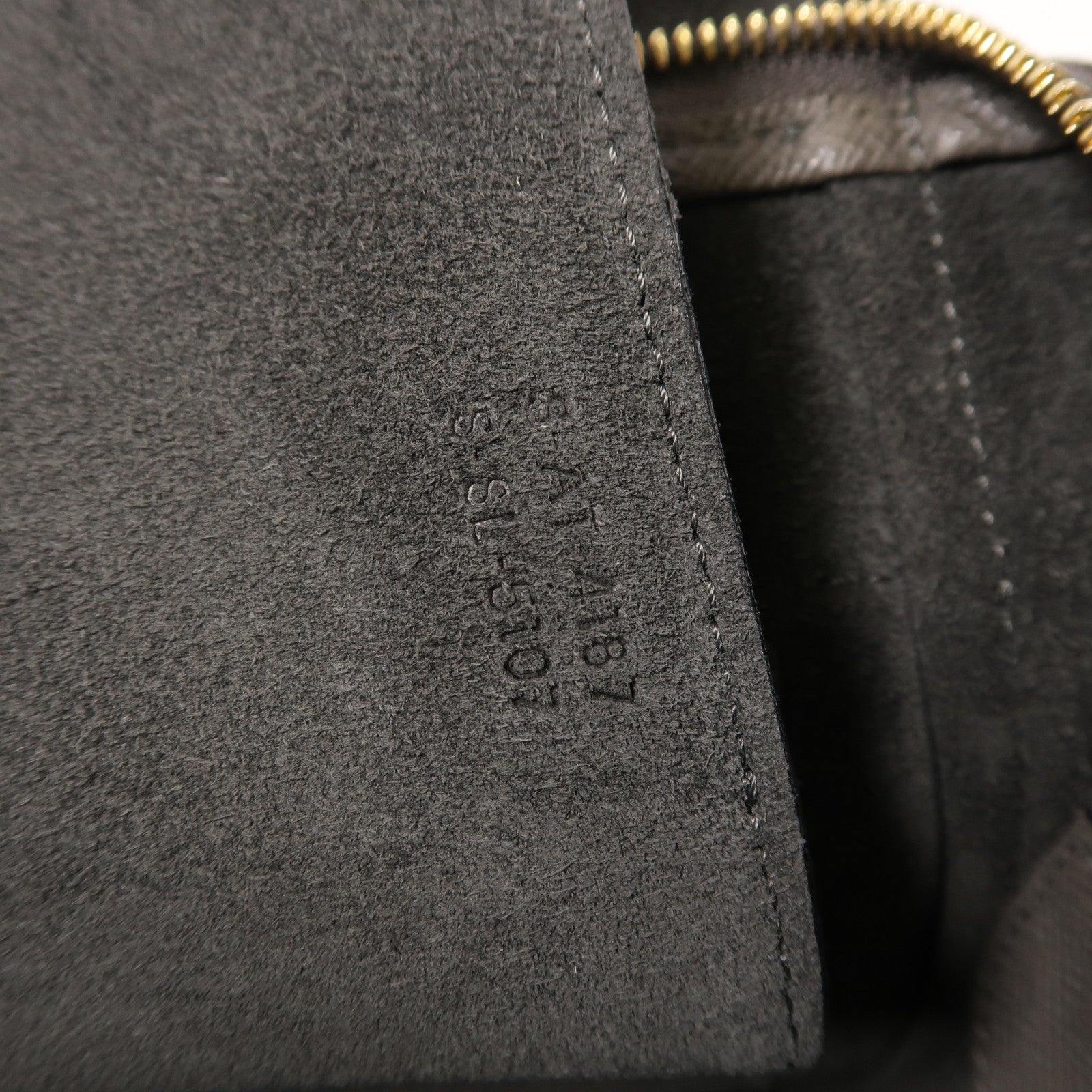 CELINE GHW Belt Bag 2 Way Shoulder Bag Handbag FAT1221 Calfskin Leather Gray