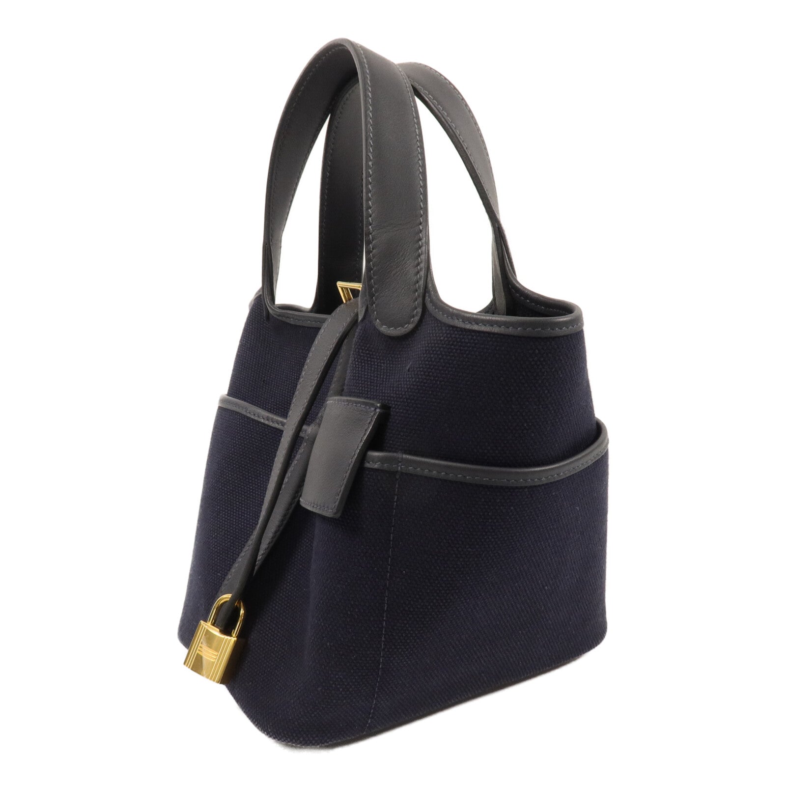 HERMES 帆布Picotin Cargo PM手挽袋