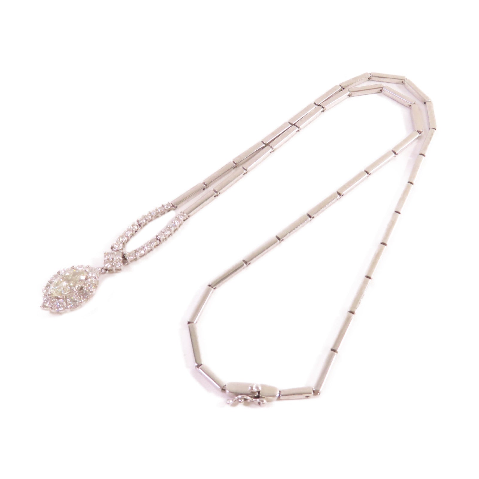 JEWELRY 18K白金/14K白金Diamond Necklace 0.76ct/0.88ct/0.55ct鑽石項鍊