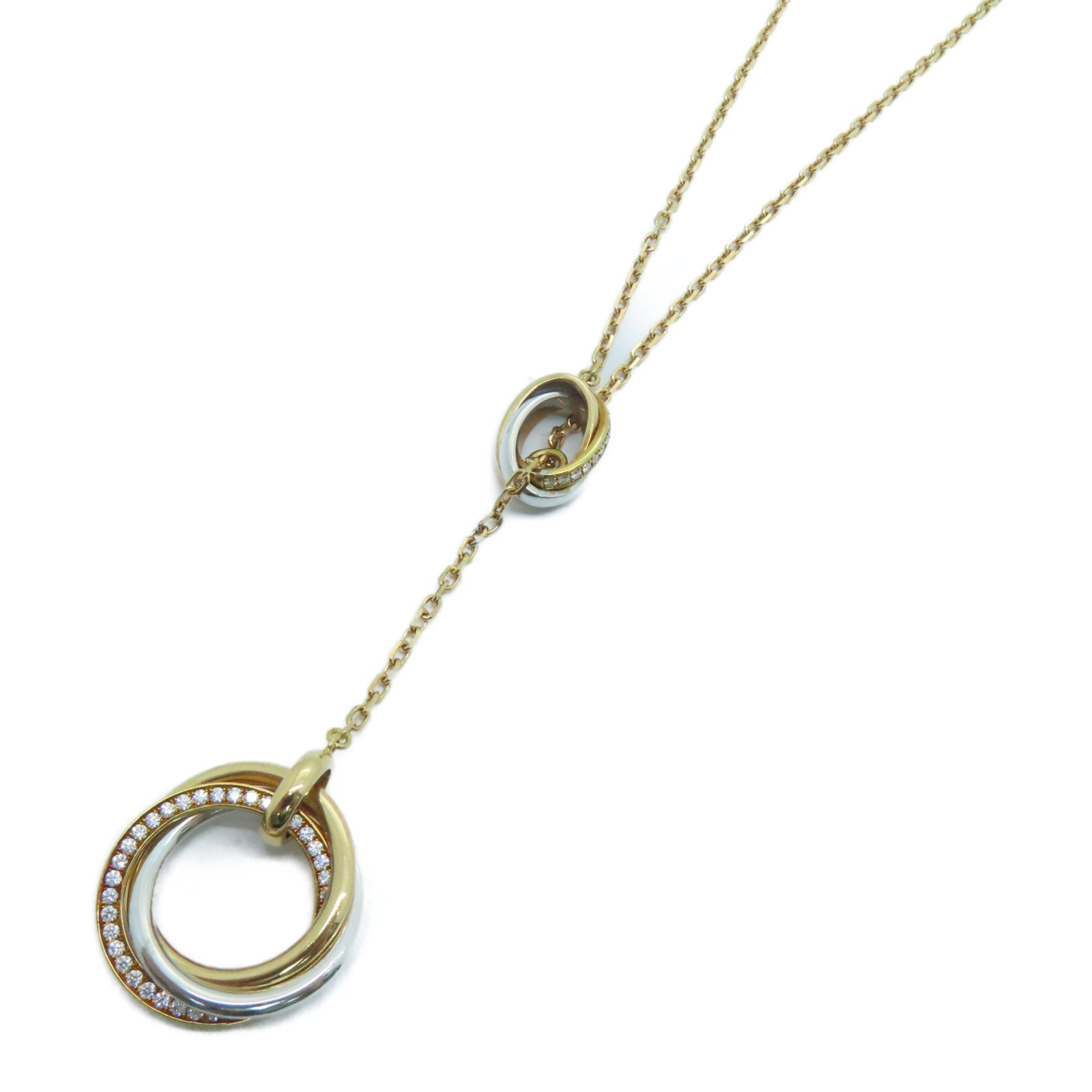 CARTIER 【激減優惠】18K白金/黃金/玫瑰金Trinity Necklace項鍊