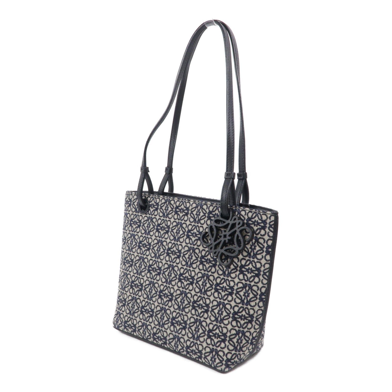 LOEWE 帆布Square Anagram Tote肩背袋
