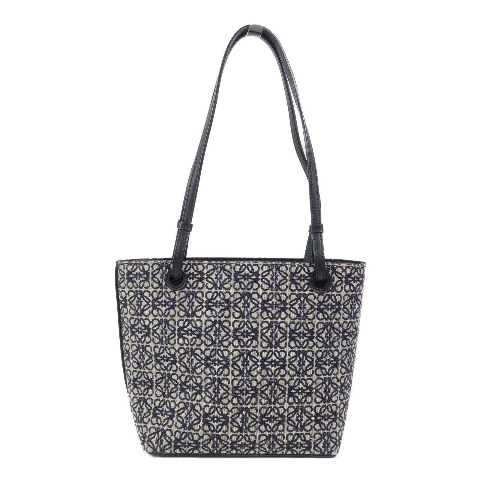 LOEWE 帆布Square Anagram Tote肩背袋